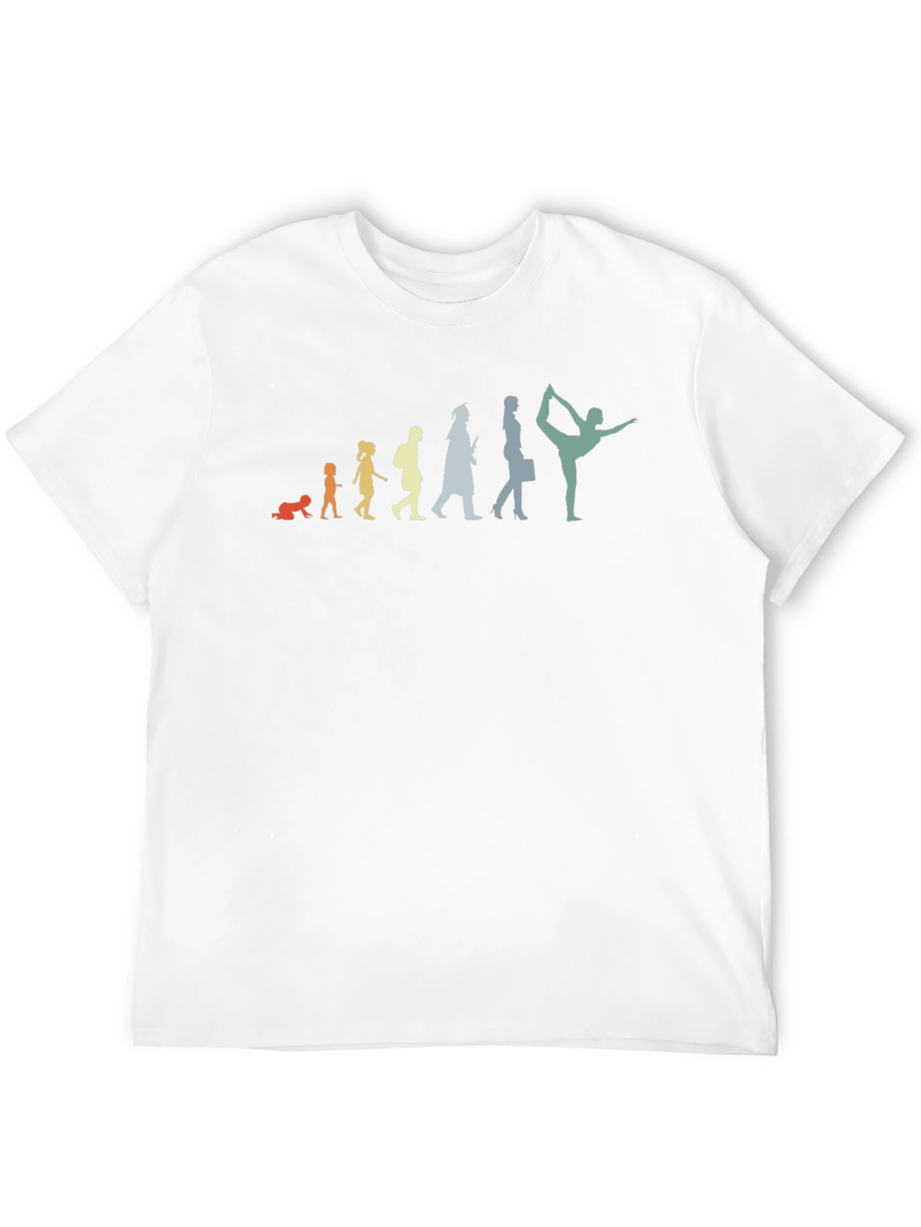 Evolution of Woman Black T-Shirt