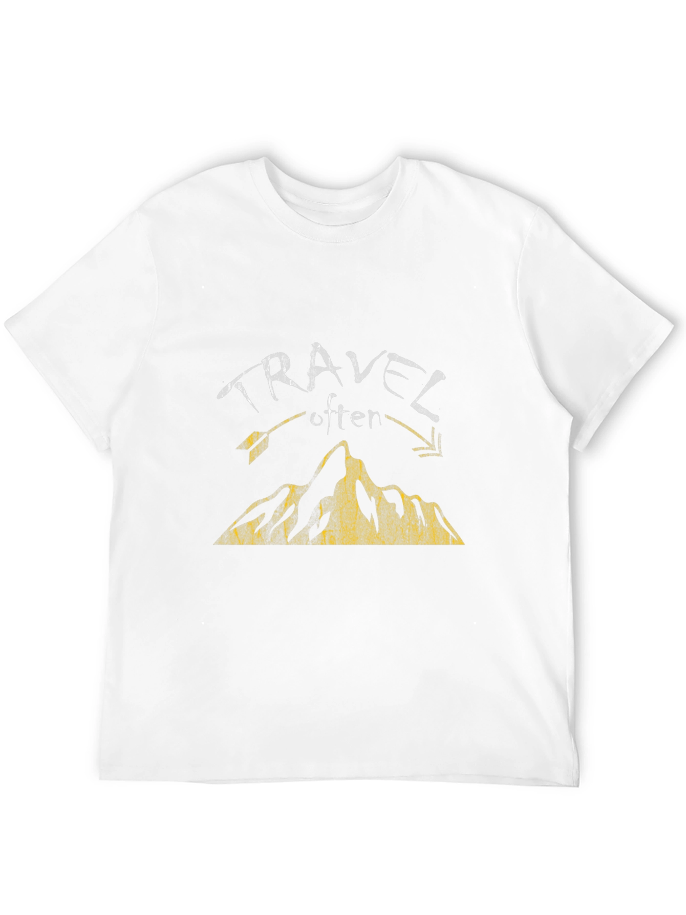 Travel Often Black Graphic Tee - Mountain Adventure Shirt
