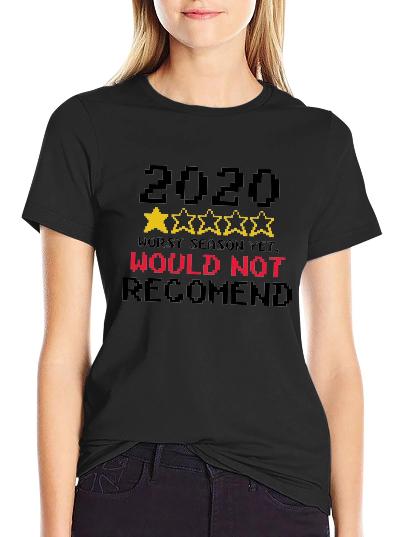 2020 One-Star Review T-Shirt - Would Not Recommend