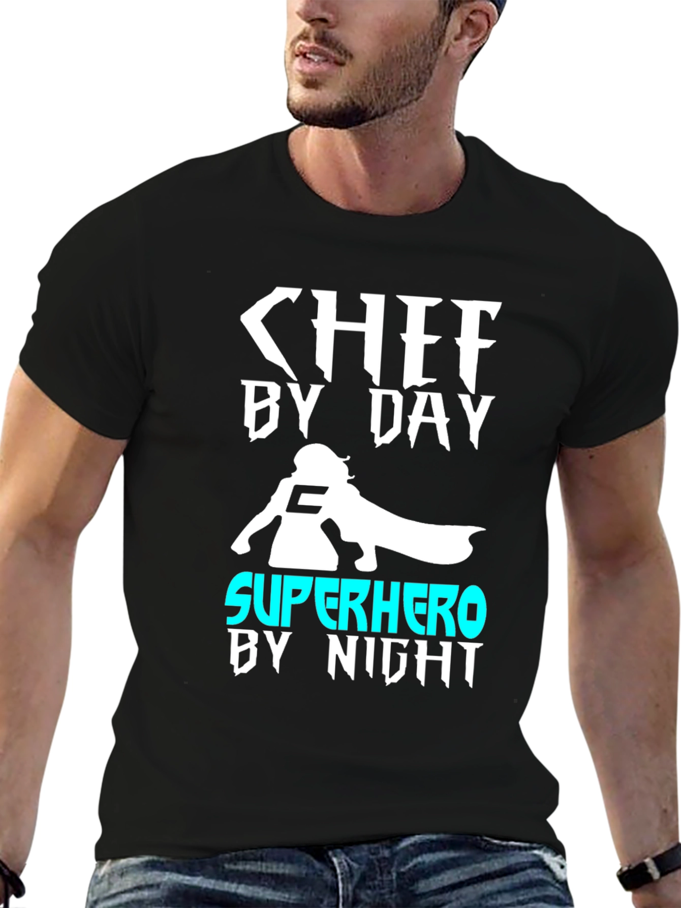 Chef By Day Superhero By Night T-Shirt