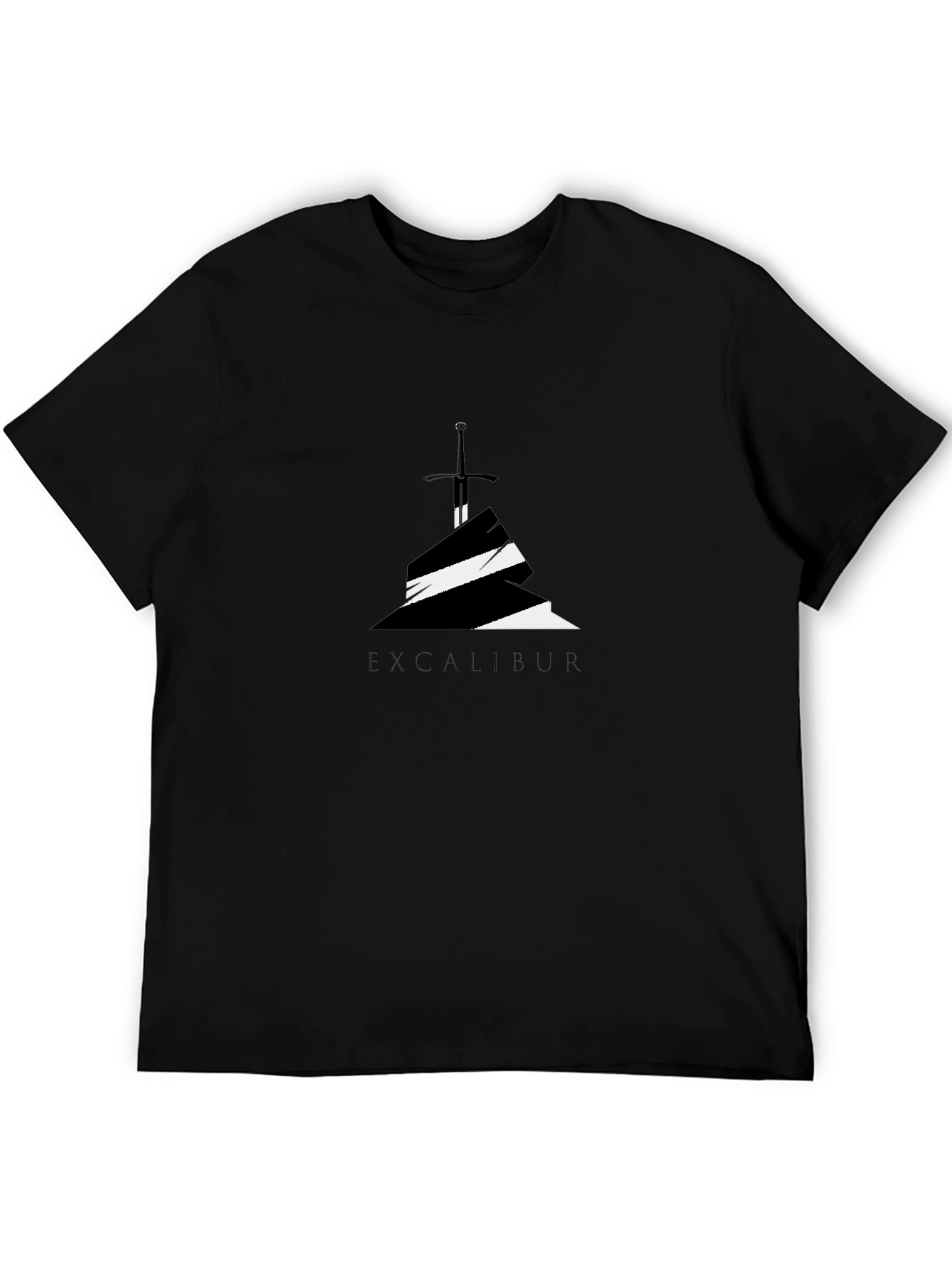 Excalibur Graphic T-Shirt - Black Cotton Tee