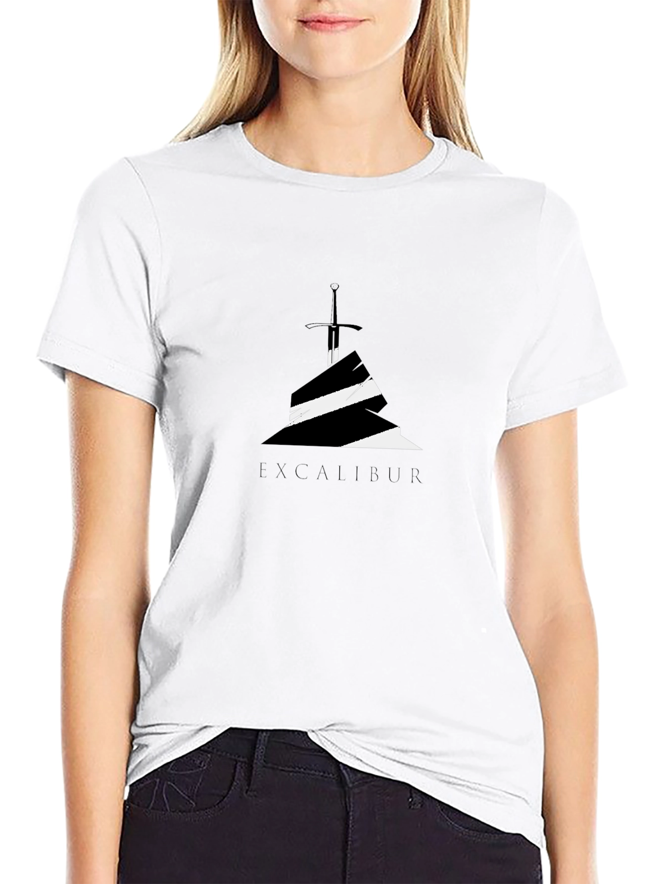 Excalibur Graphic T-Shirt - Black Cotton Tee