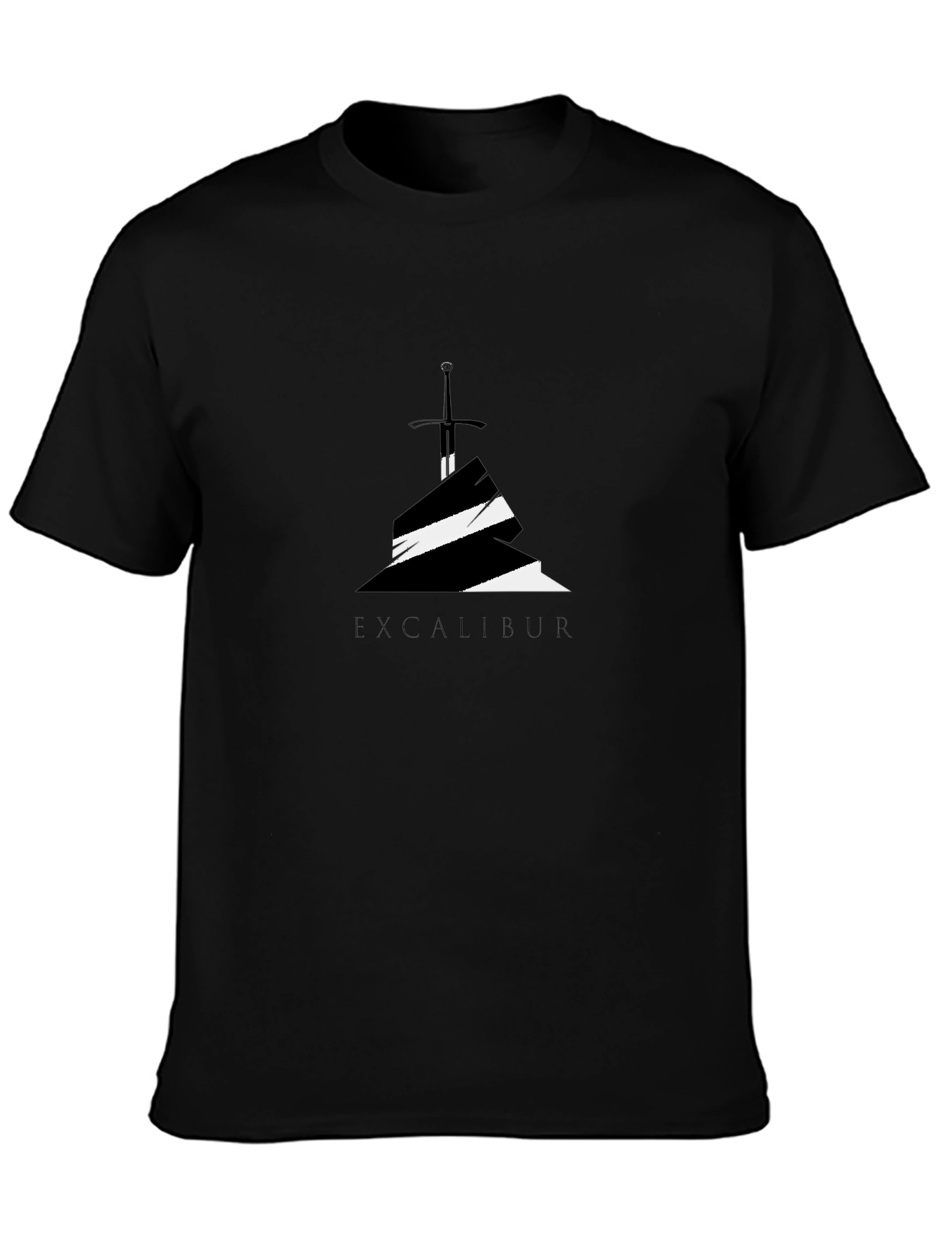 Excalibur Graphic T-Shirt - Black Cotton Tee