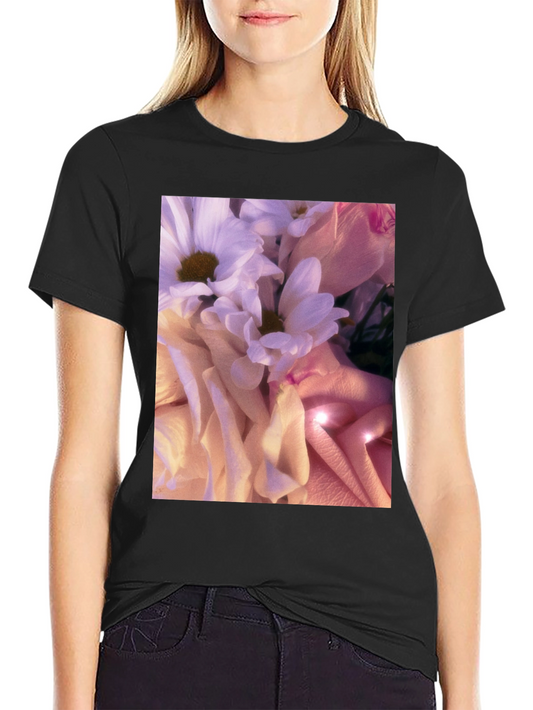 Floral Print T-Shirt - Stylish Soft Blossom Design