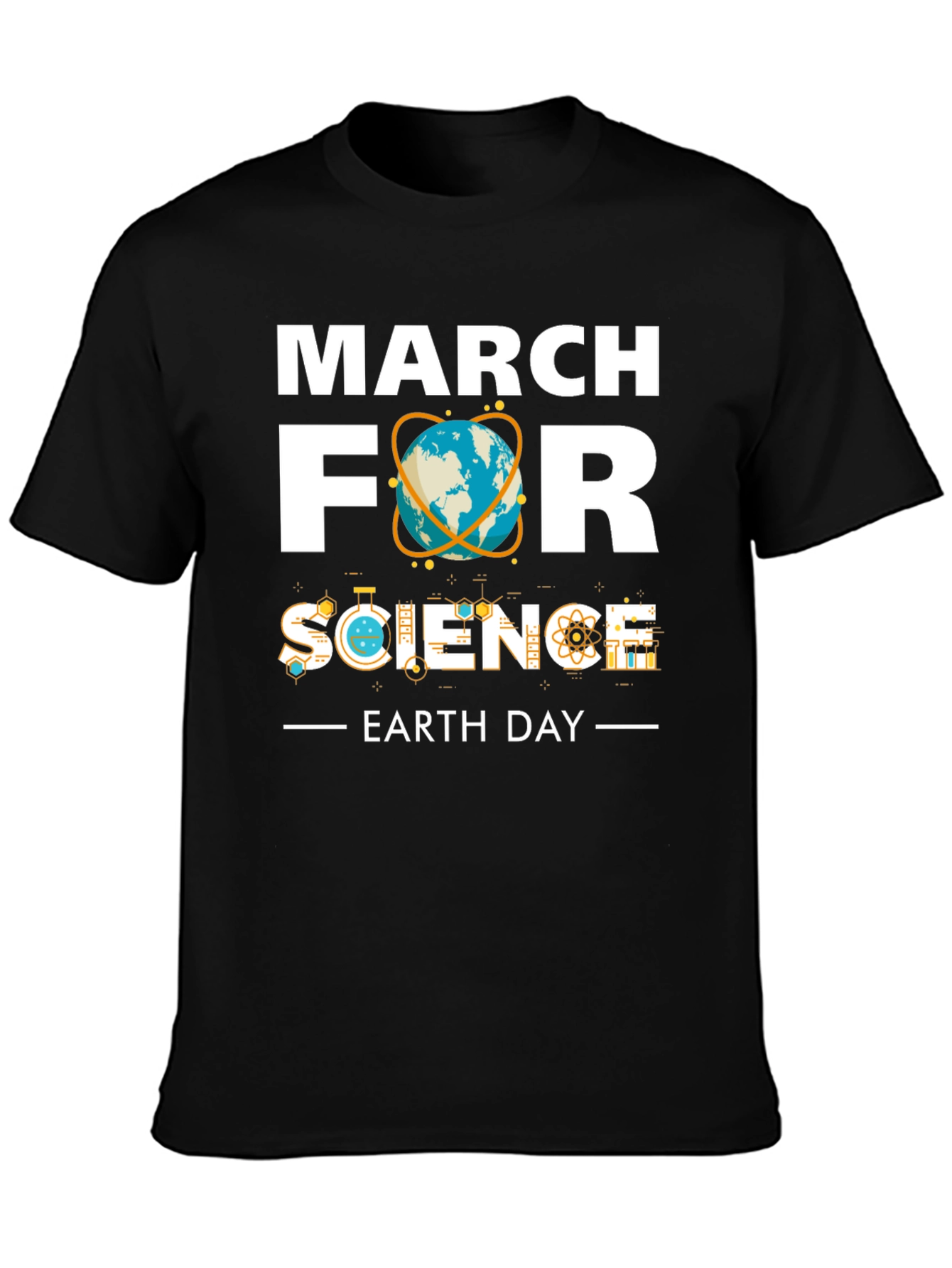 March for Science Earth Day Graphic T-Shirt