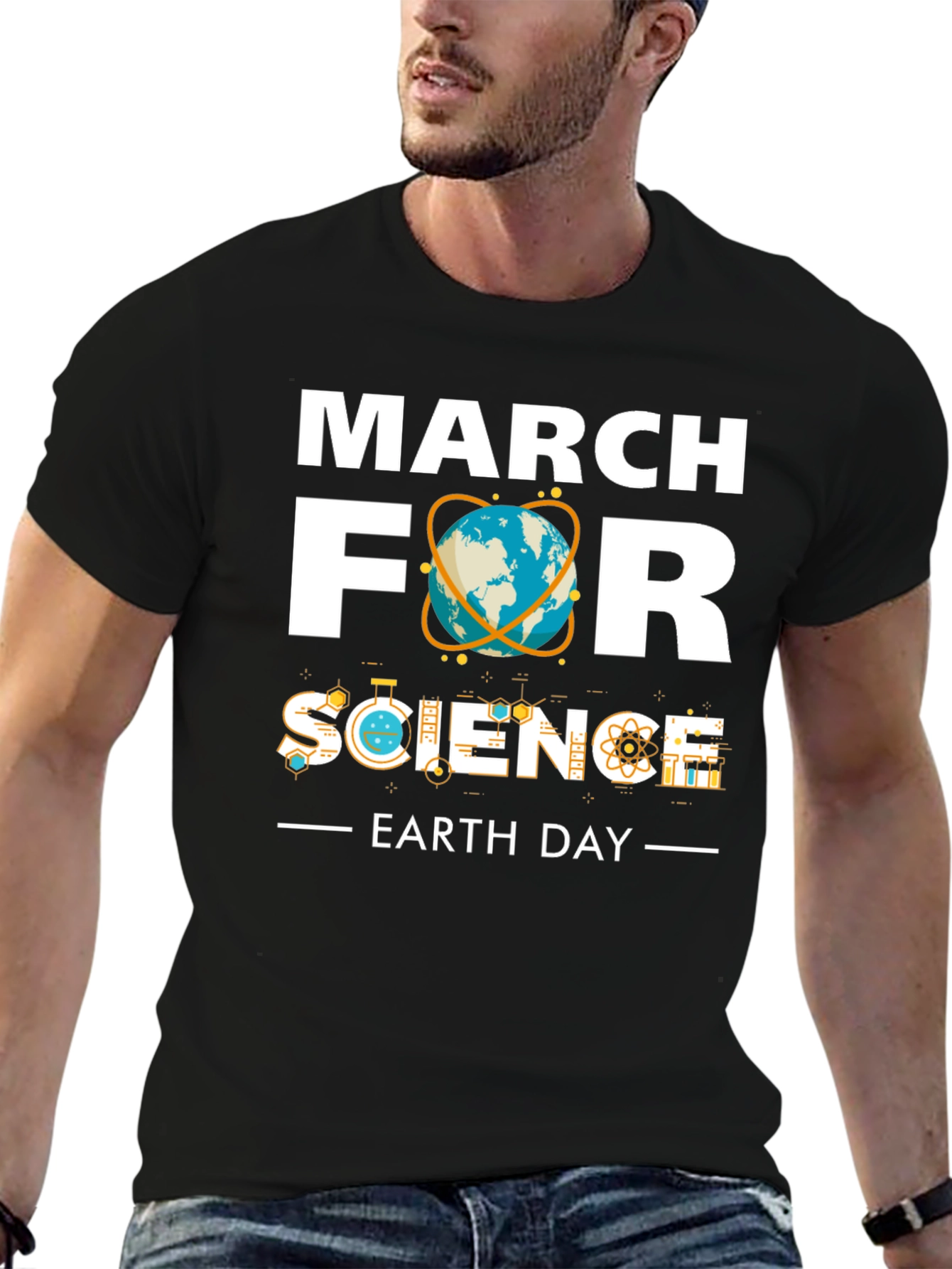 March for Science Earth Day Graphic T-Shirt