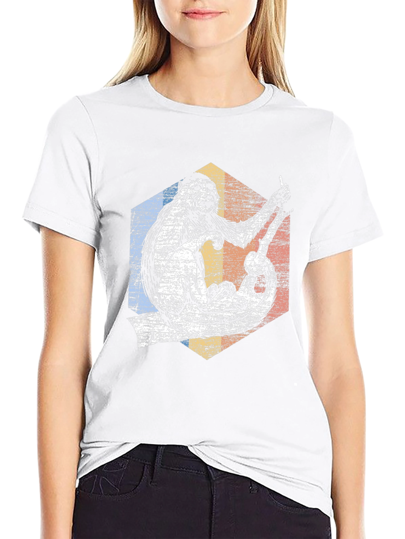 Sasquatch Guitarist Graphic Tee