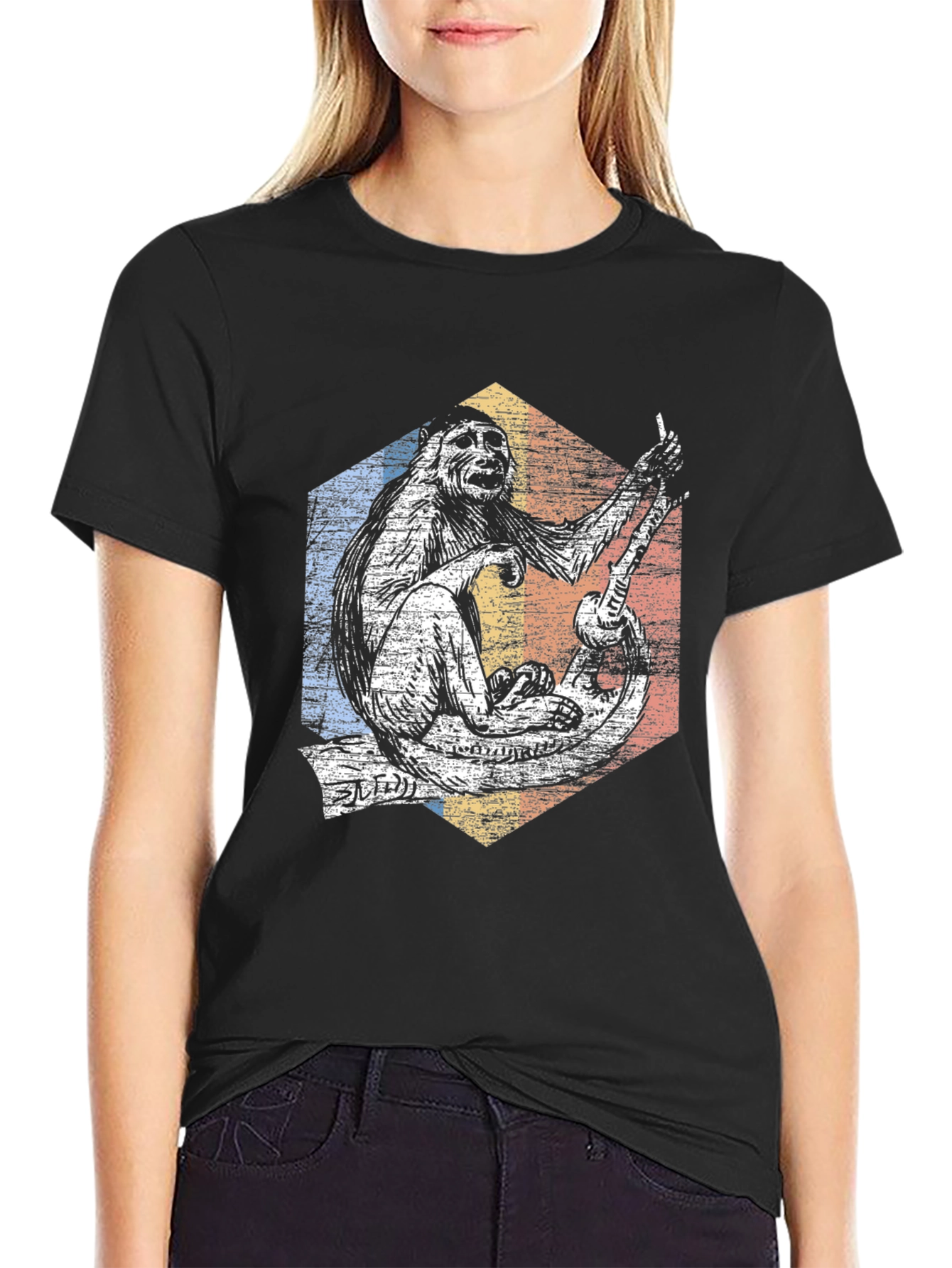 Sasquatch Guitarist Graphic Tee