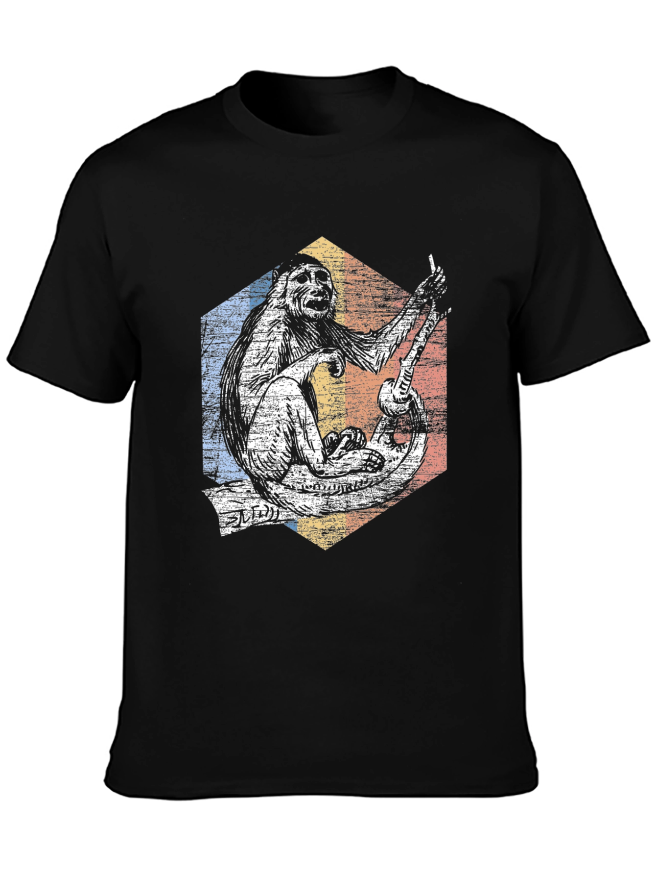 Sasquatch Guitarist Graphic Tee