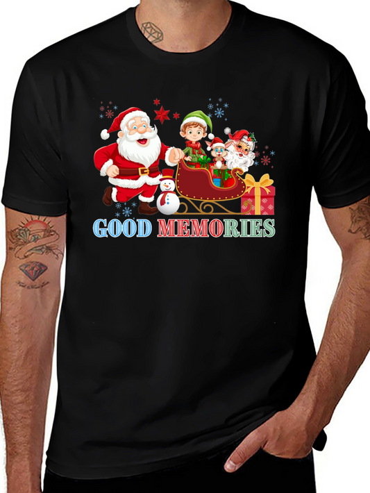 Festive Santa & Friends Good Memories T-Shirt