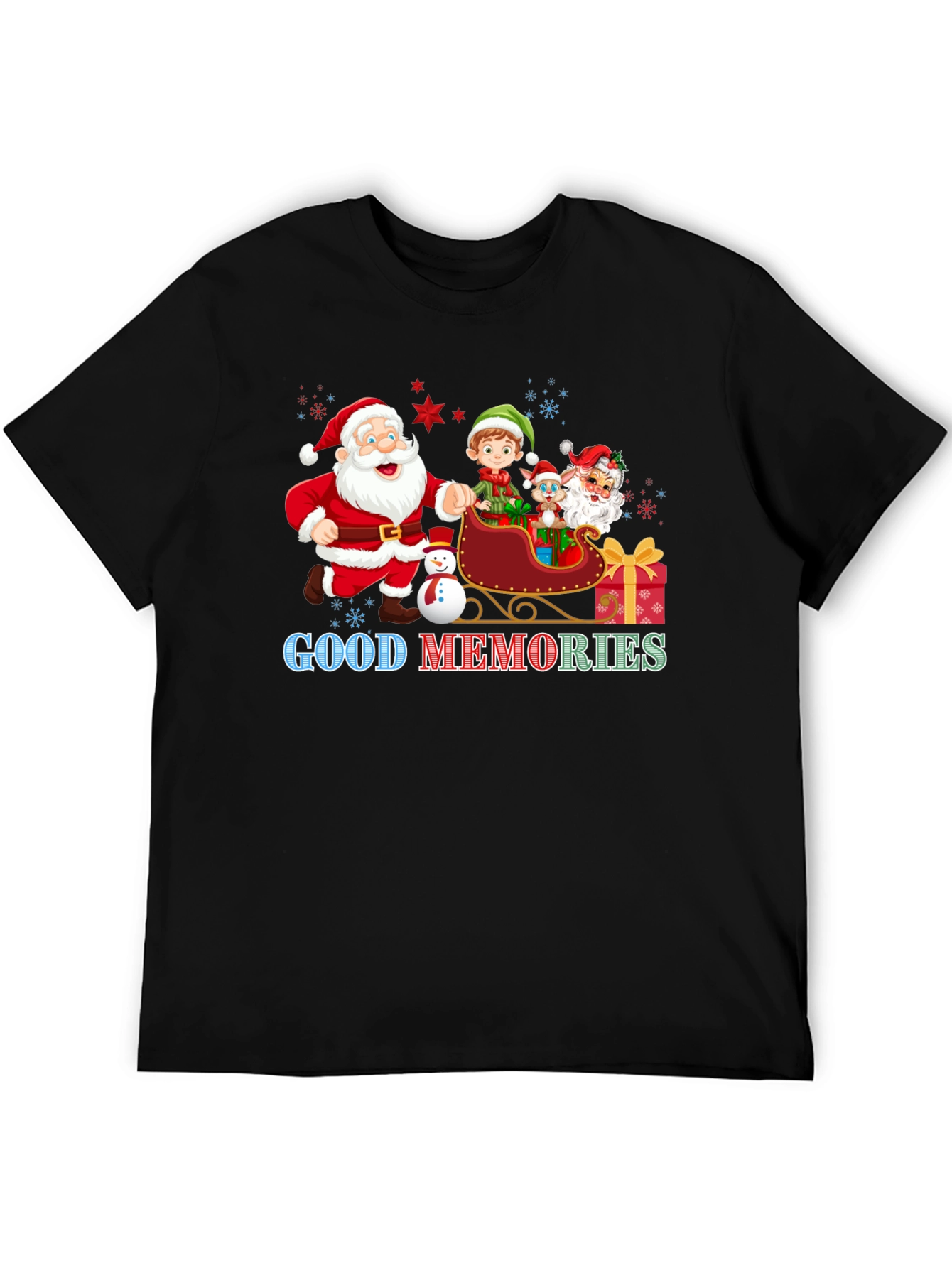 Festive Santa & Friends Good Memories T-Shirt