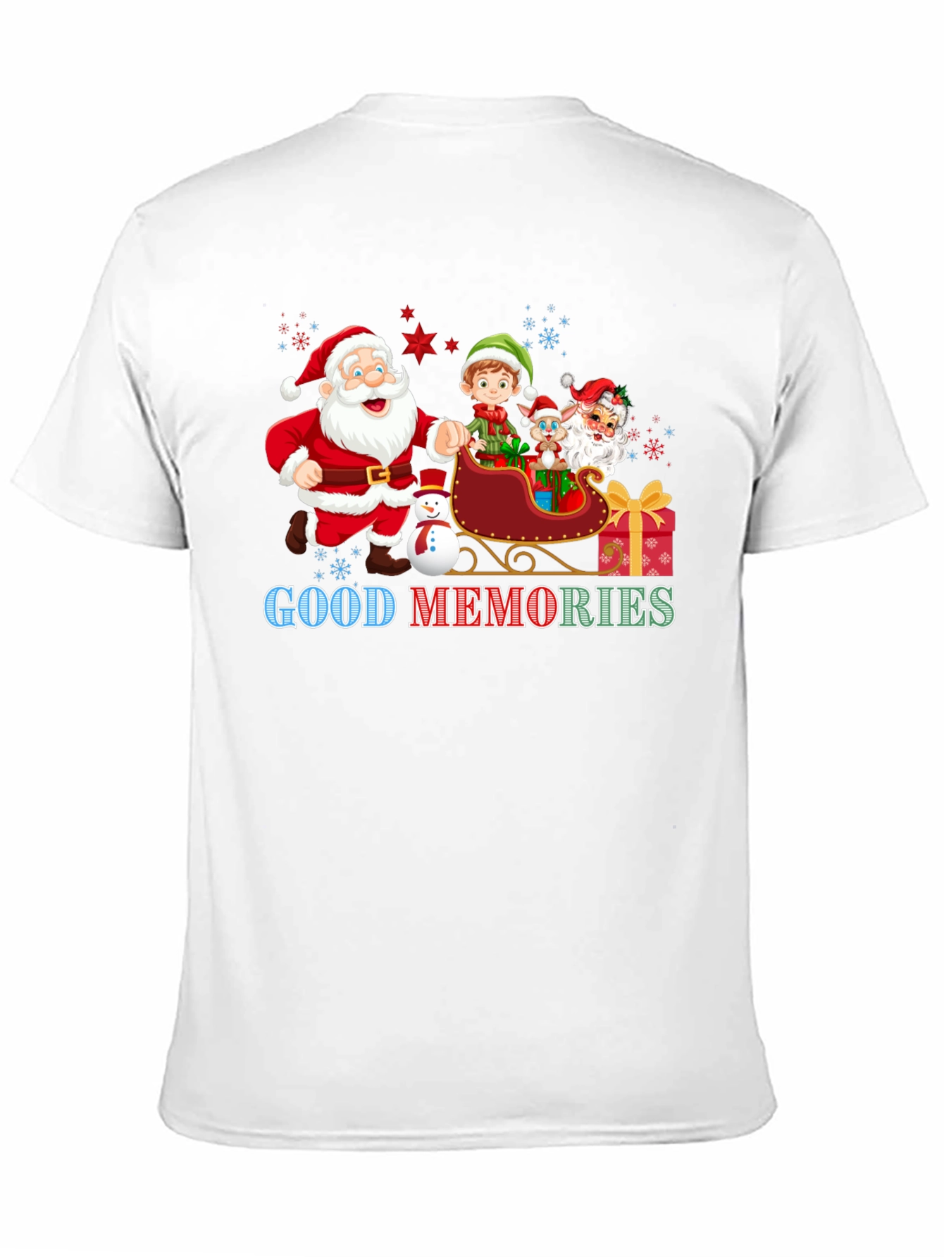 Festive Santa & Friends Good Memories T-Shirt