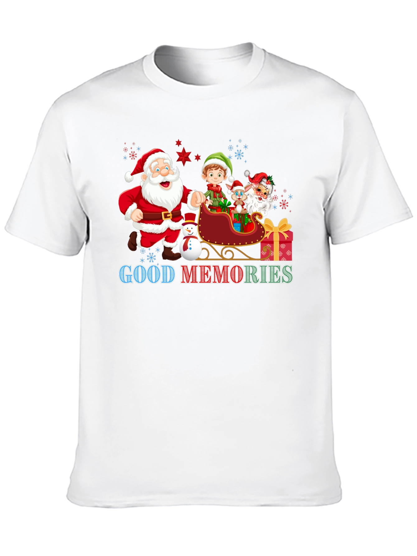 Festive Santa & Friends Good Memories T-Shirt