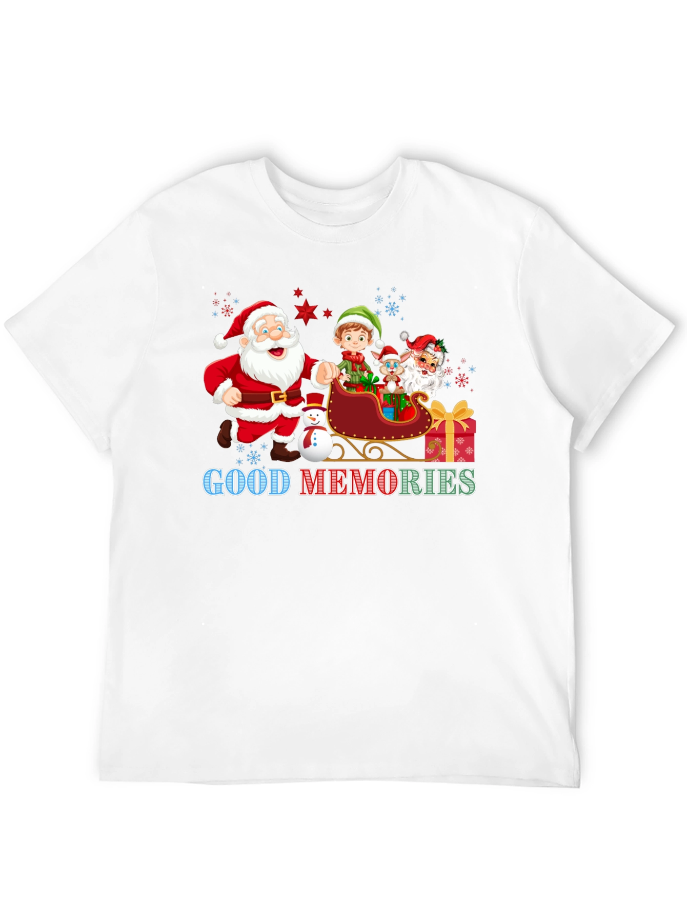 Festive Santa & Friends Good Memories T-Shirt