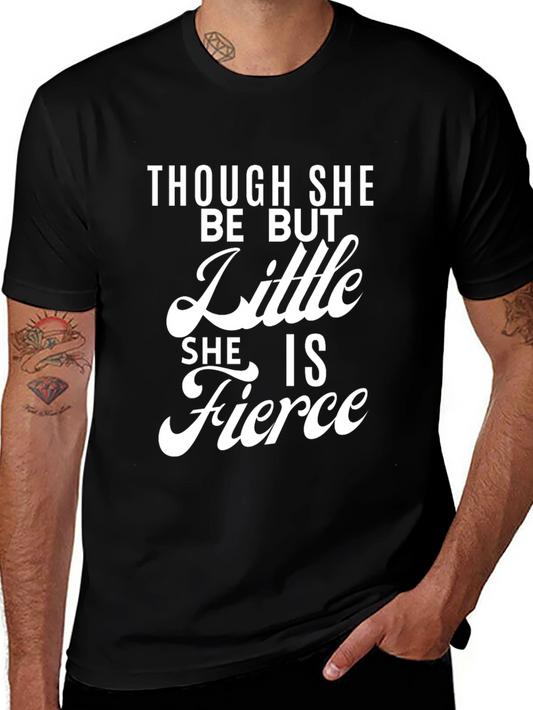 Fierce Little Girl Black T-Shirt