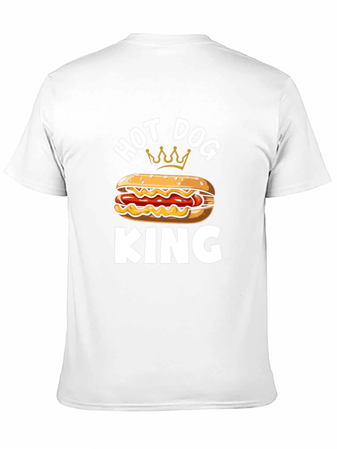Hot Dog King T-Shirt - Funny Foodie Tee
