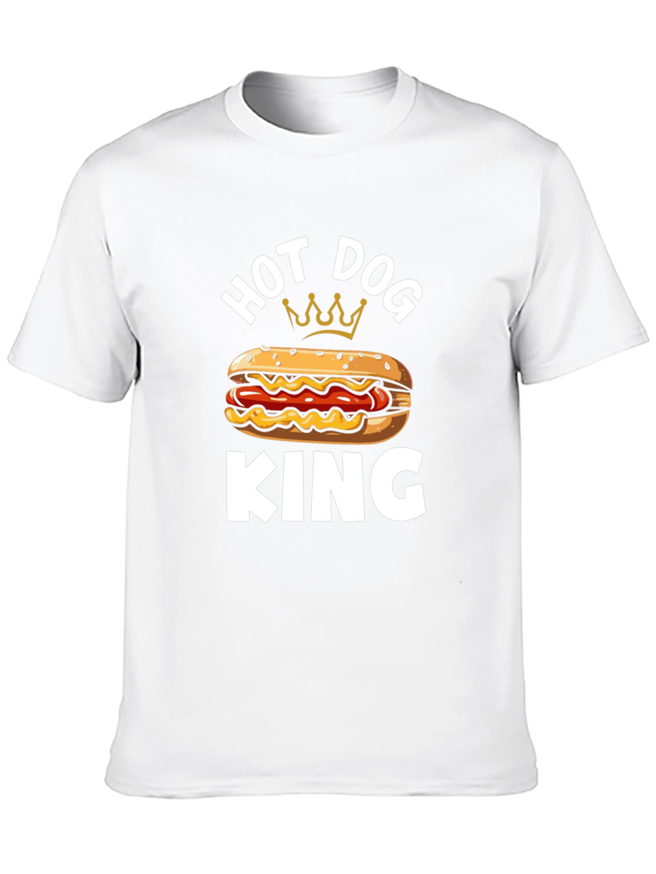 Hot Dog King T-Shirt - Funny Foodie Tee