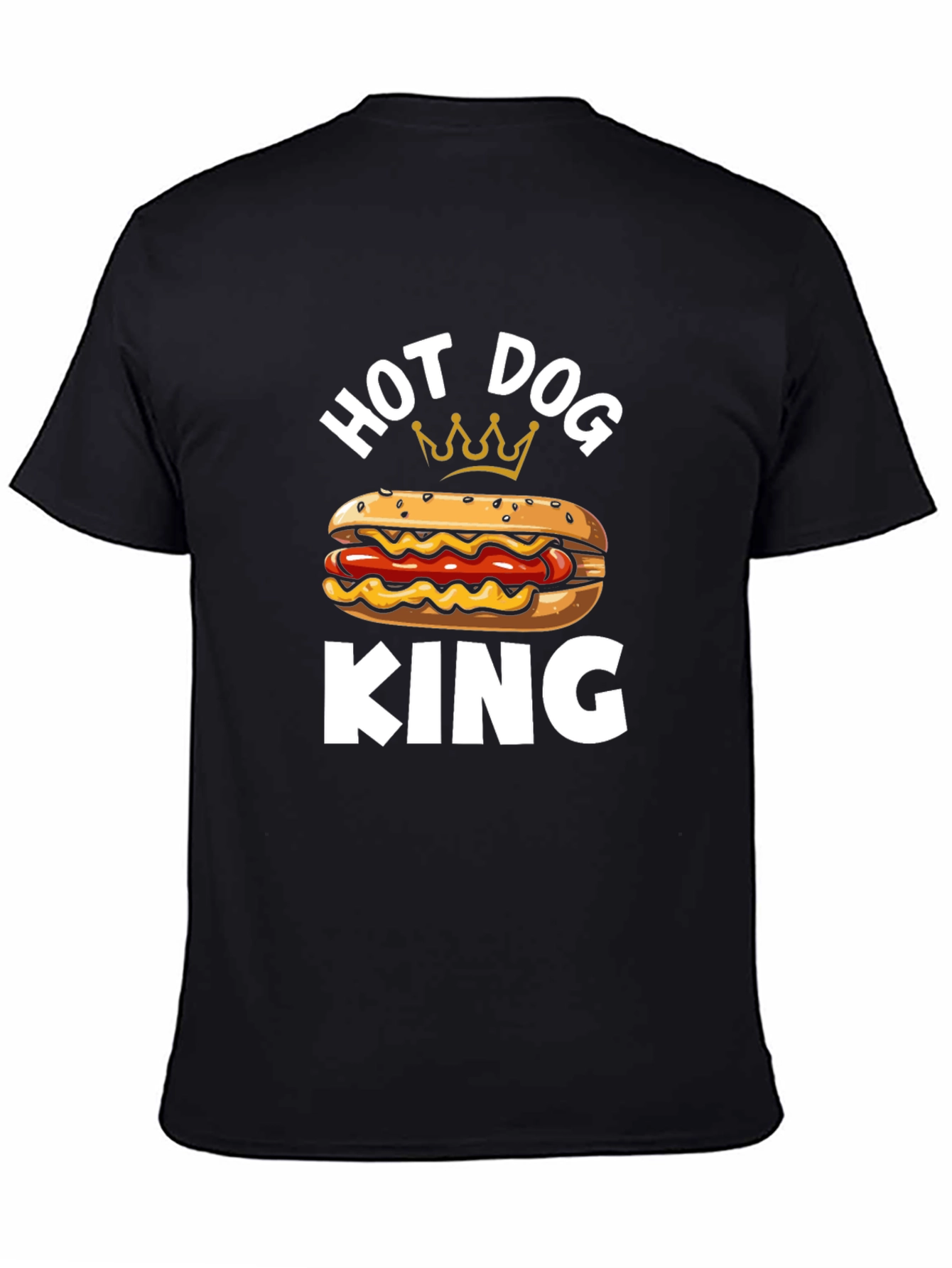 Hot Dog King T-Shirt - Funny Foodie Tee