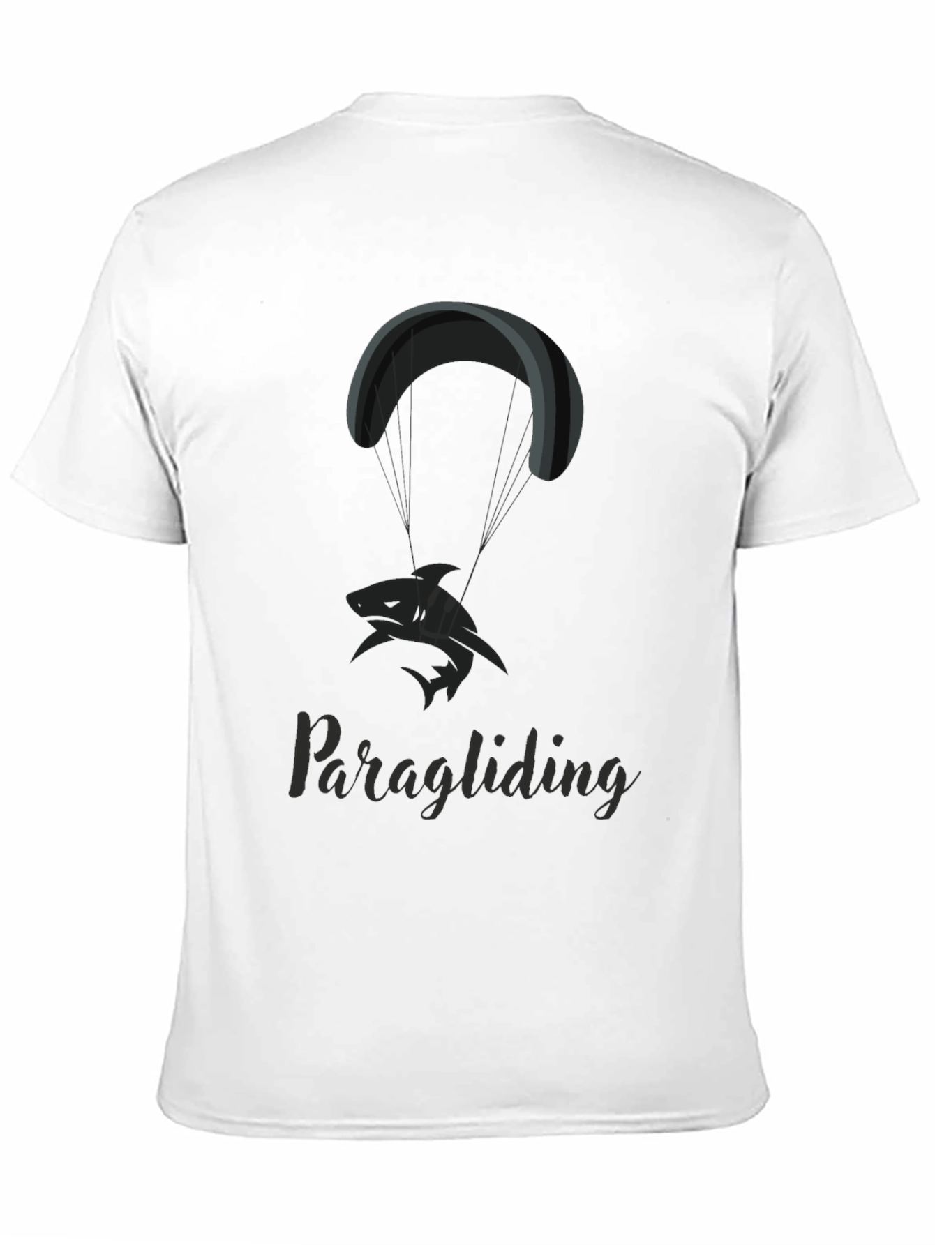 Paragliding Shark Graphic T-Shirt | Unisex
