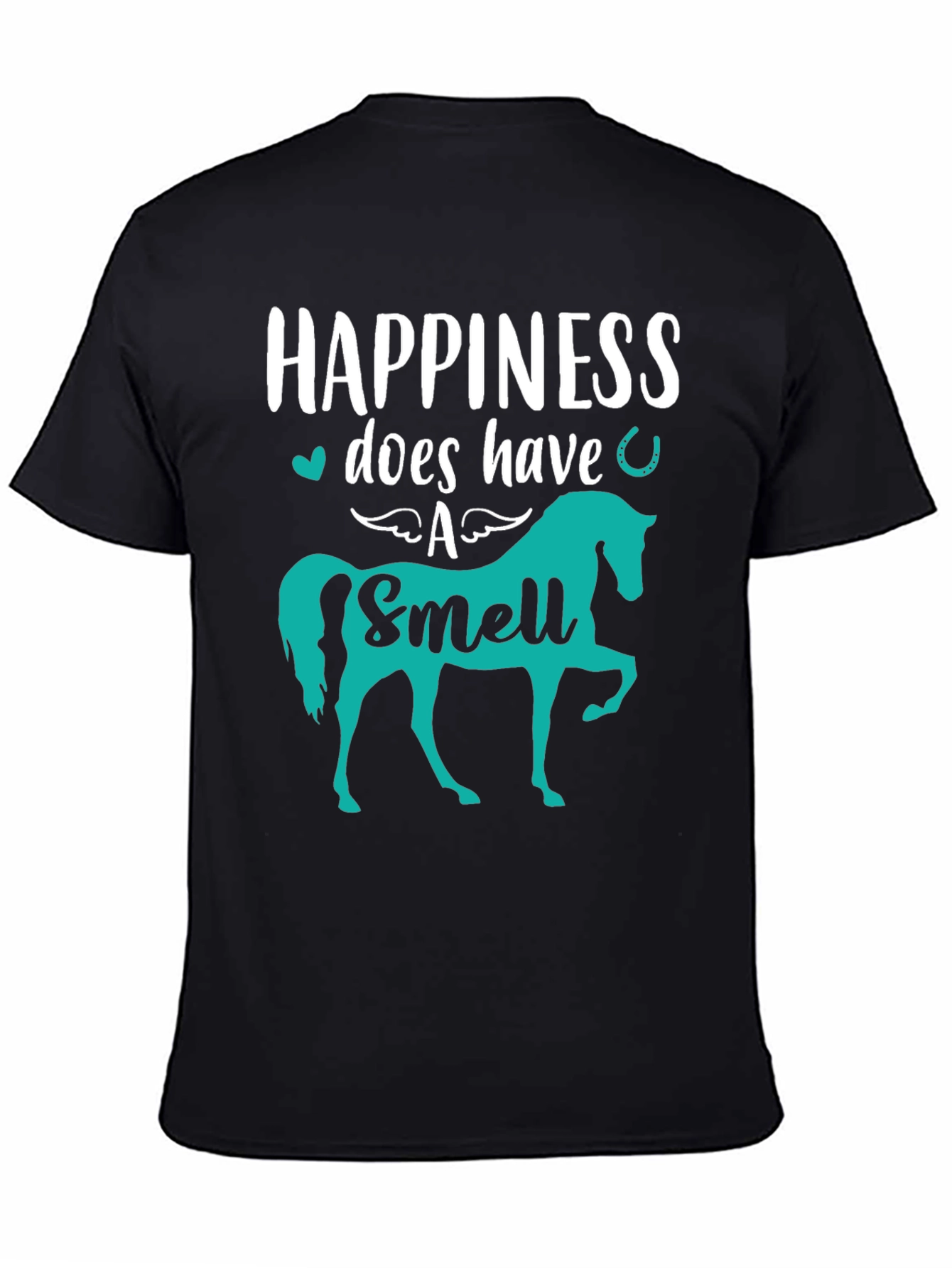 Happiness Does Have a Smell Horse Graphic Tee