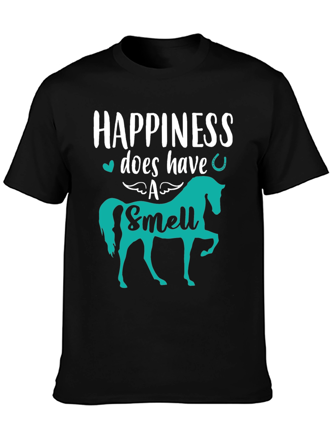 Happiness Does Have a Smell Horse Graphic Tee