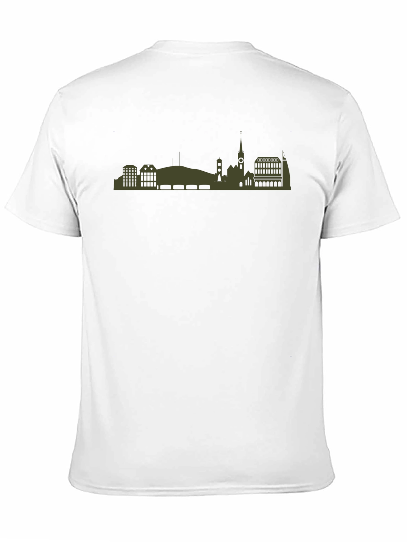 Cityscape Graphic Tee - Modern Silhouette Design