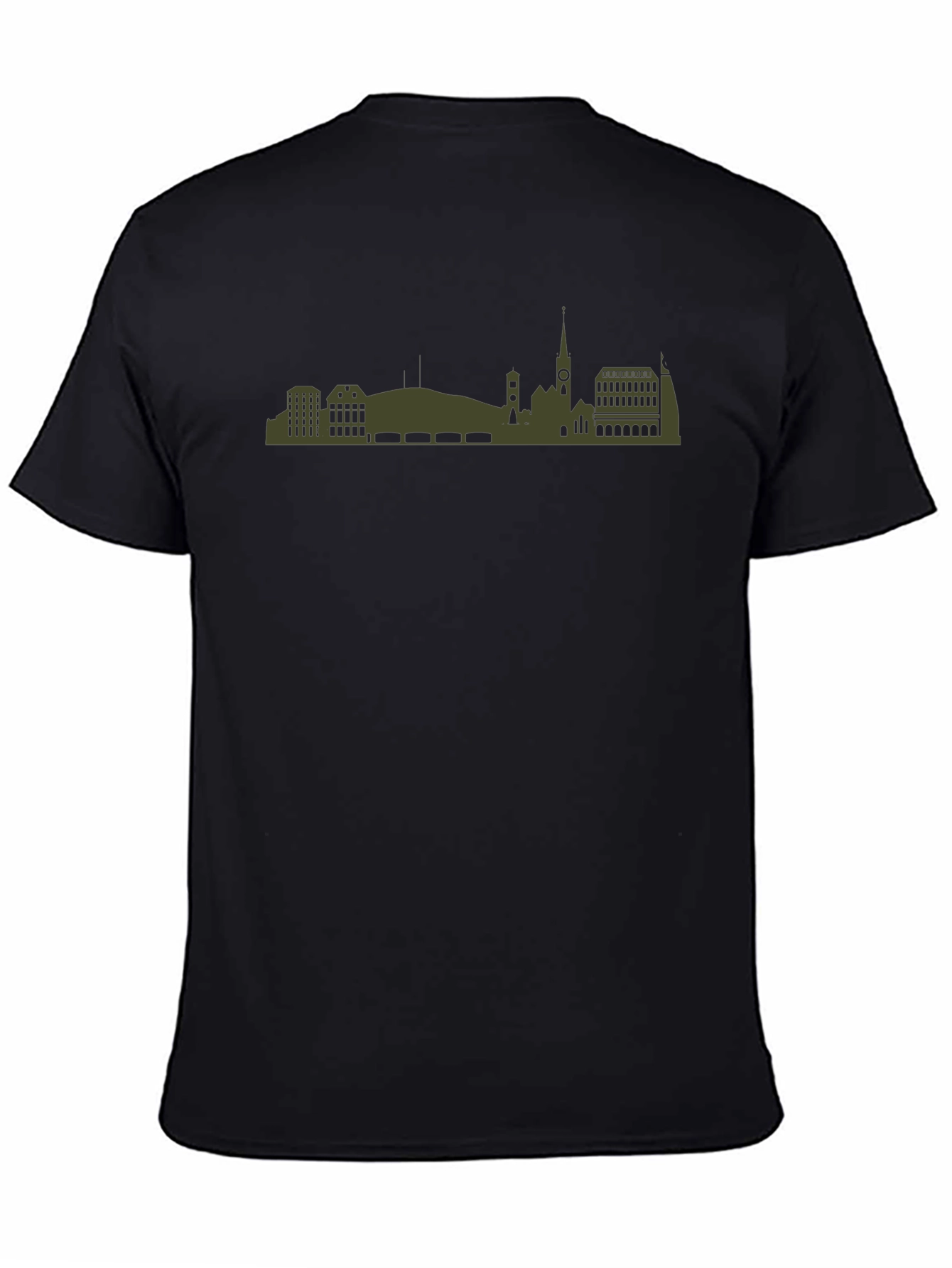 Cityscape Graphic Tee - Modern Silhouette Design