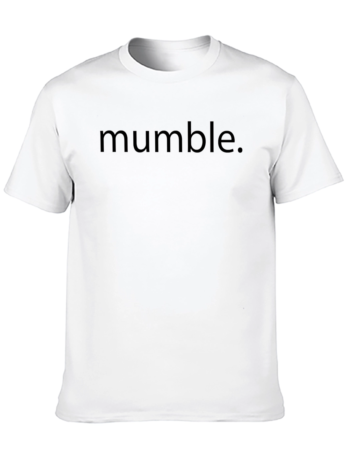 Mumble Graphic Tee - Soft Cotton Crew Neck T-Shirt