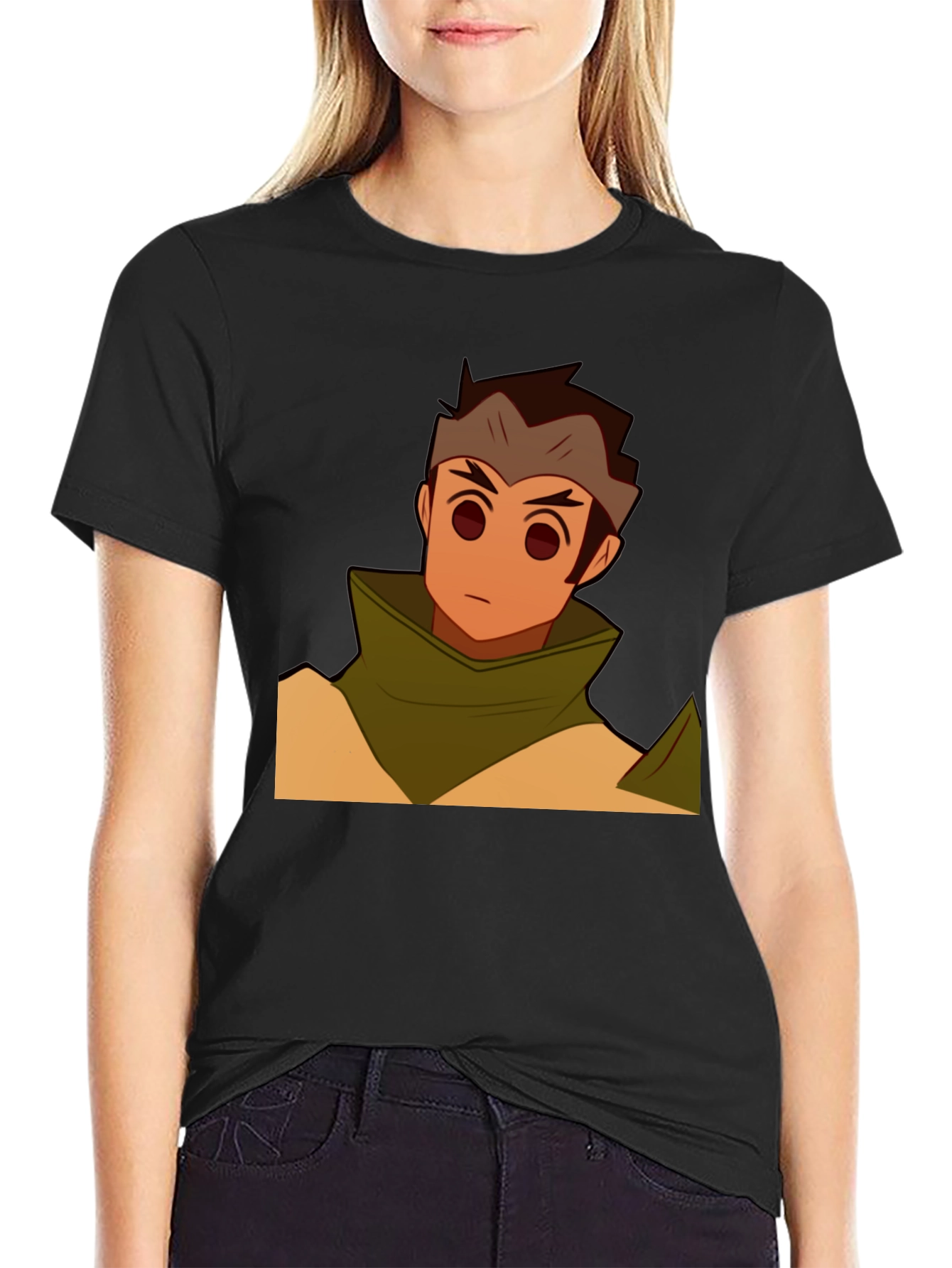 Hanzo Overwatch Cartoon Graphic Print T-Shirt