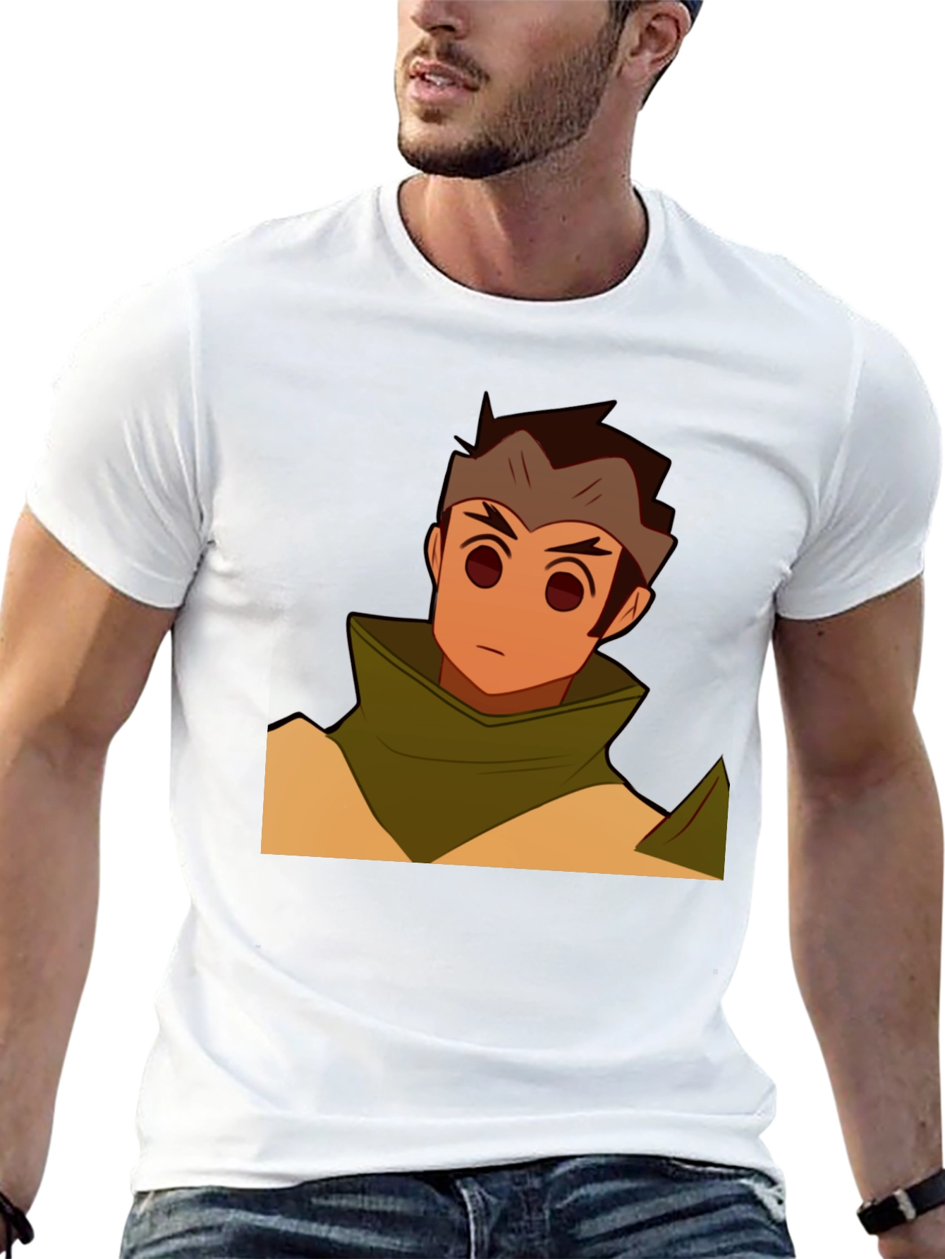 Hanzo Overwatch Cartoon Graphic Print T-Shirt