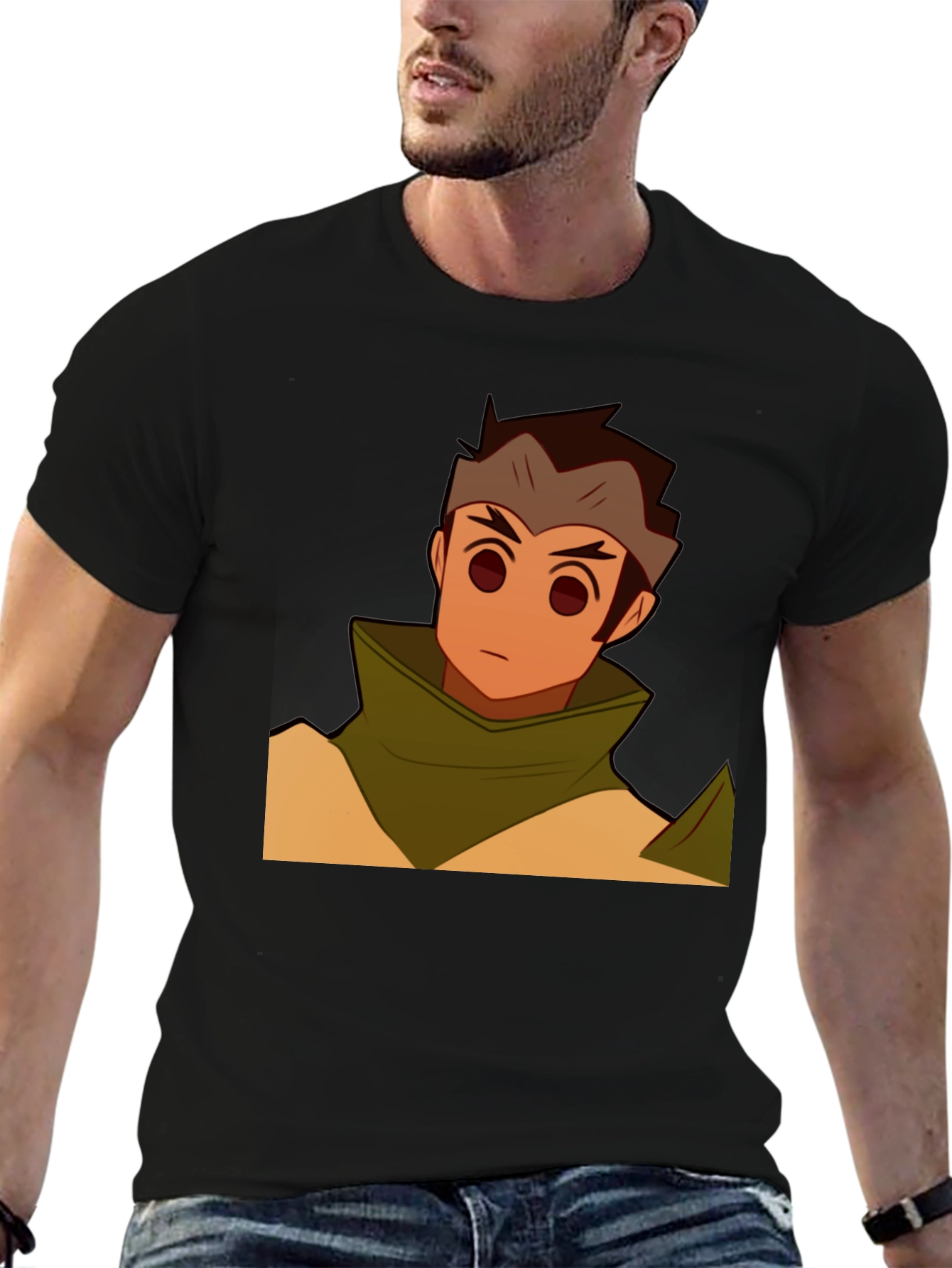 Hanzo Overwatch Cartoon Graphic Print T-Shirt