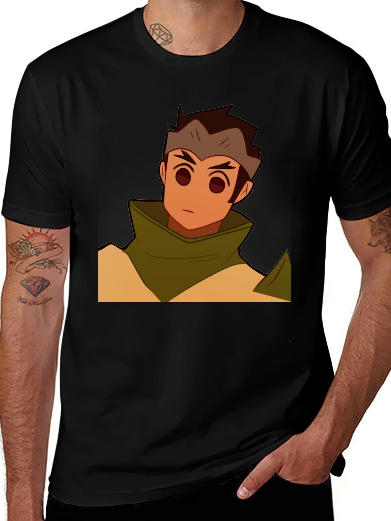 Hanzo Overwatch Cartoon Graphic Print T-Shirt
