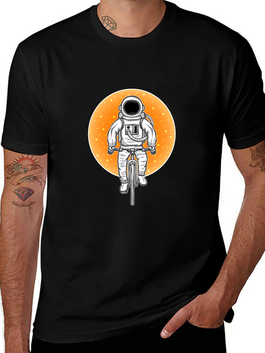 Astronaut on Bike Graphic T-Shirt