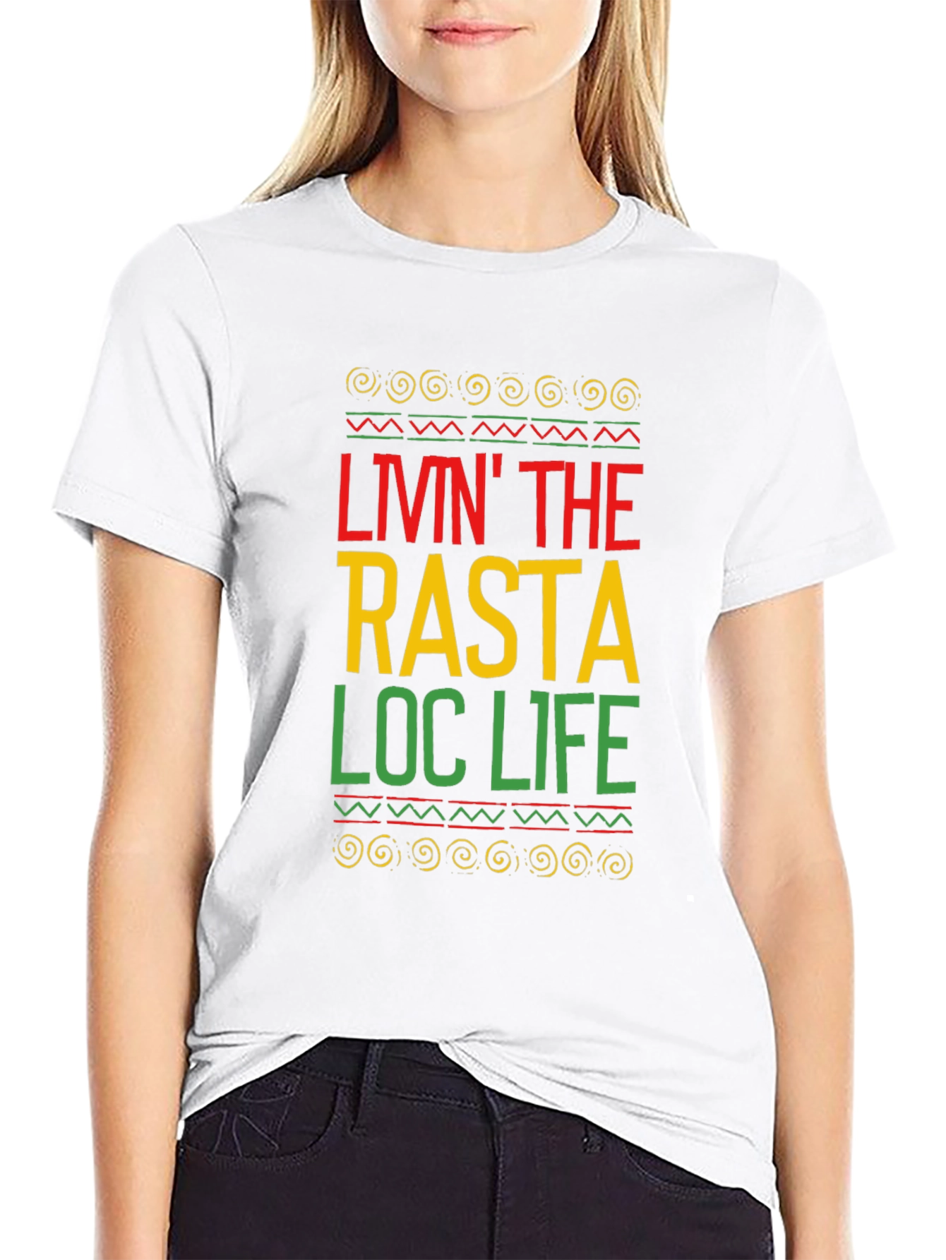 Rasta Loc Life T-Shirt - Jamaican Pride Tee
