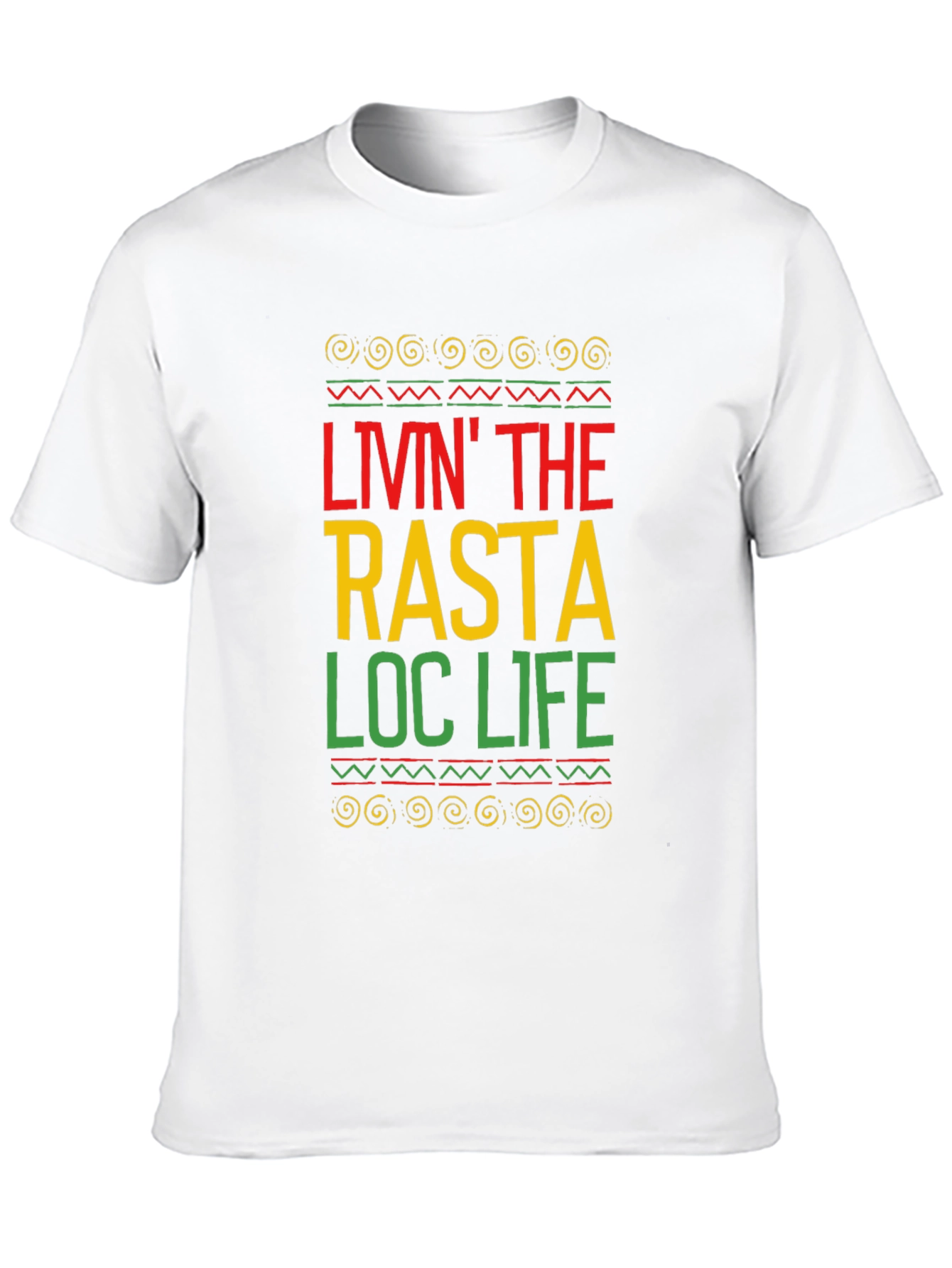 Rasta Loc Life T-Shirt - Jamaican Pride Tee