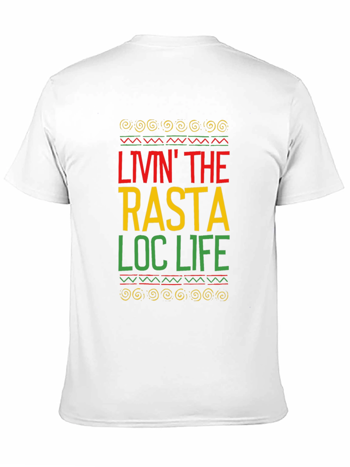 Rasta Loc Life T-Shirt - Jamaican Pride Tee