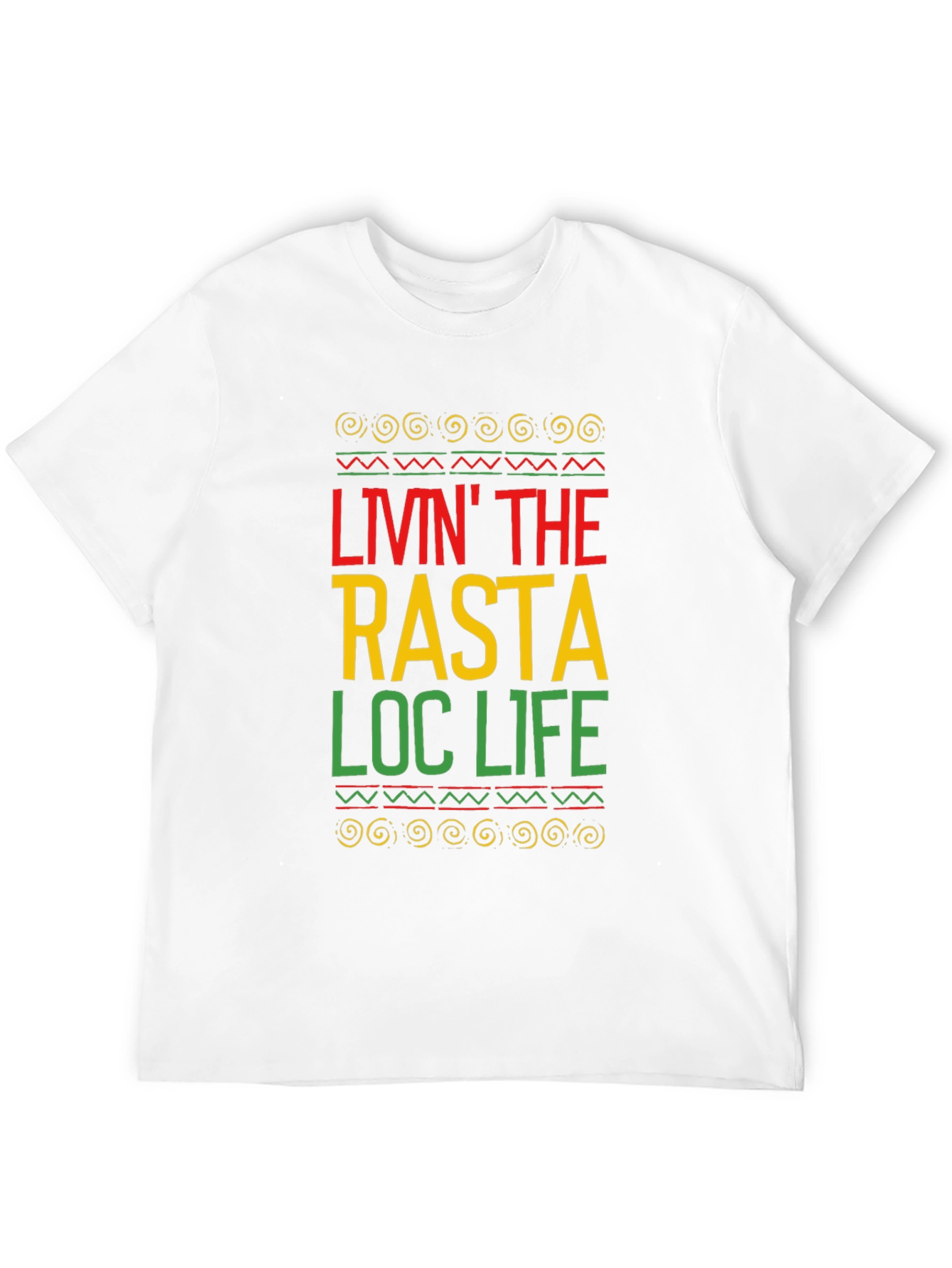 Rasta Loc Life T-Shirt - Jamaican Pride Tee