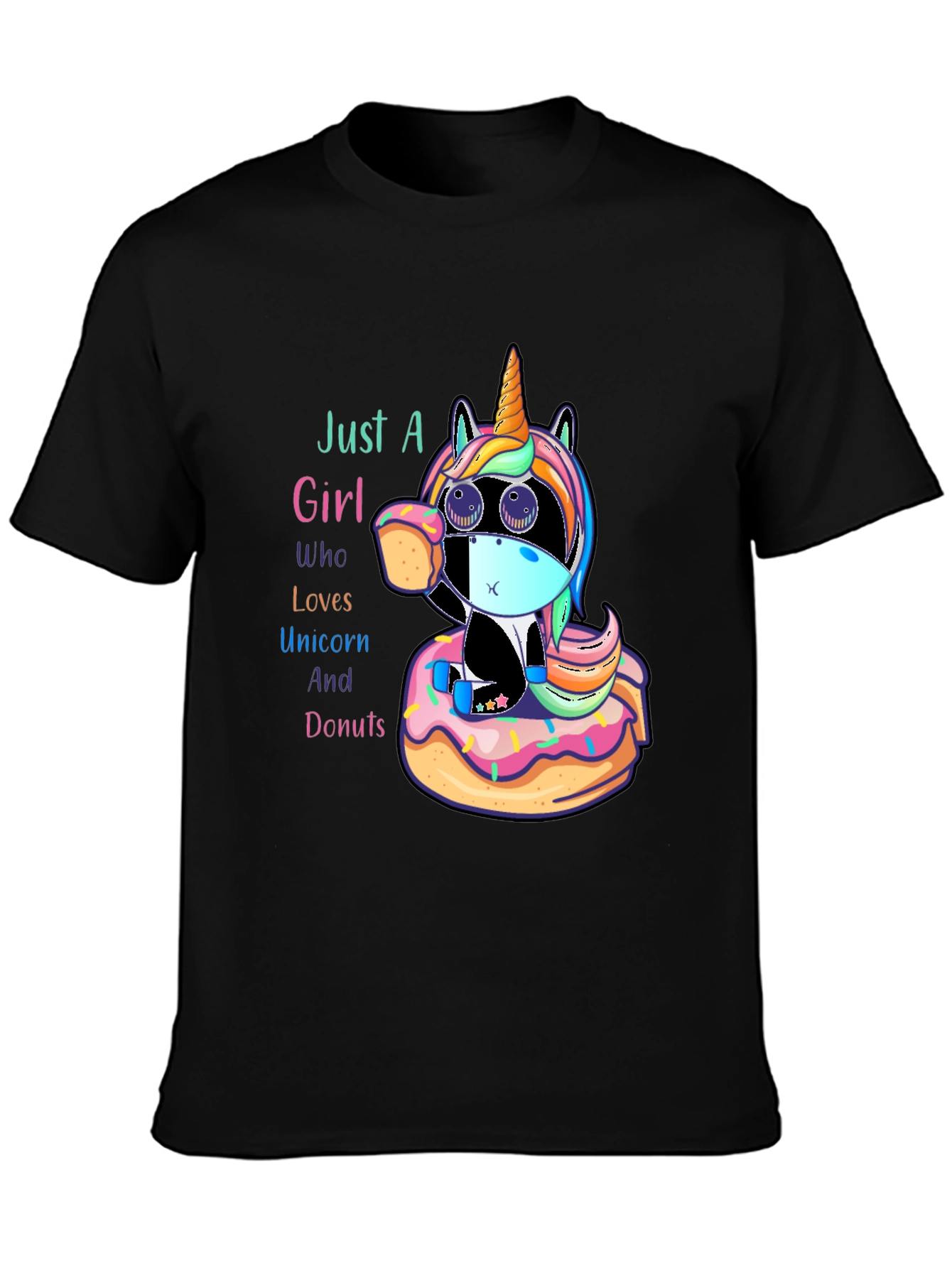 Unicorn & Donuts Graphic Tee