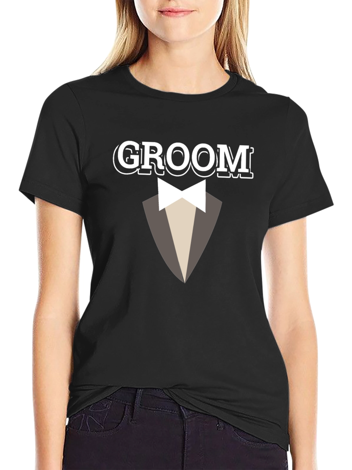 Groom Tuxedo Graphic T-Shirt - Wedding Party