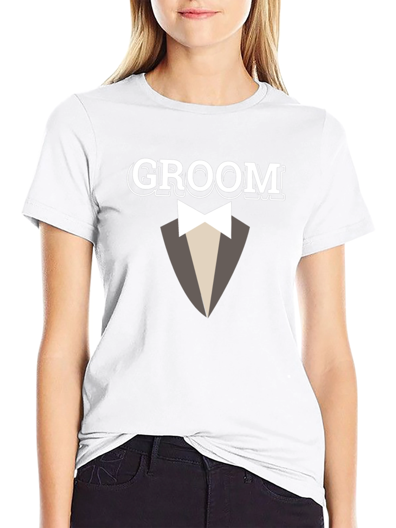 Groom Tuxedo Graphic T-Shirt - Wedding Party