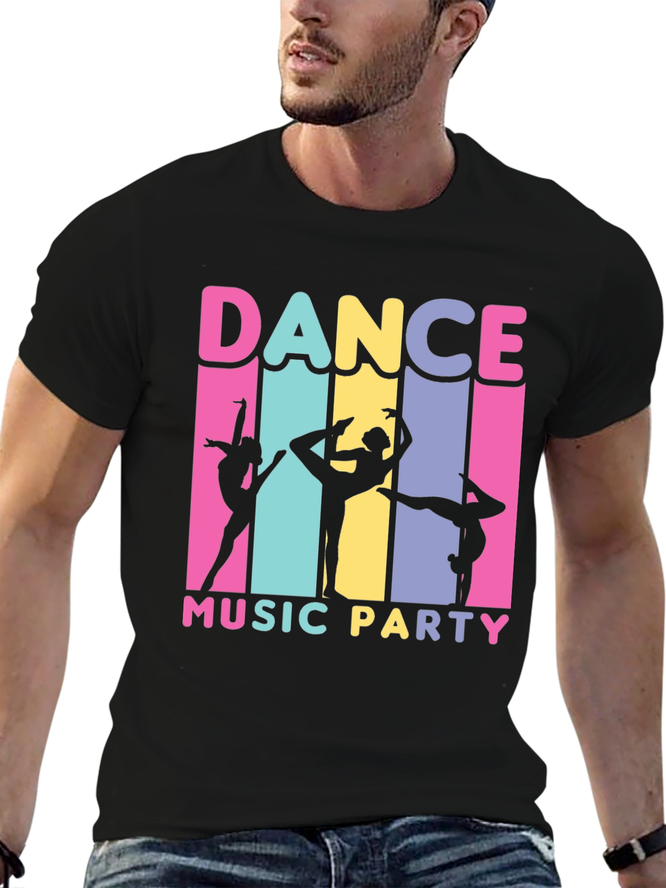 Dance Music Party Graphic T-Shirt