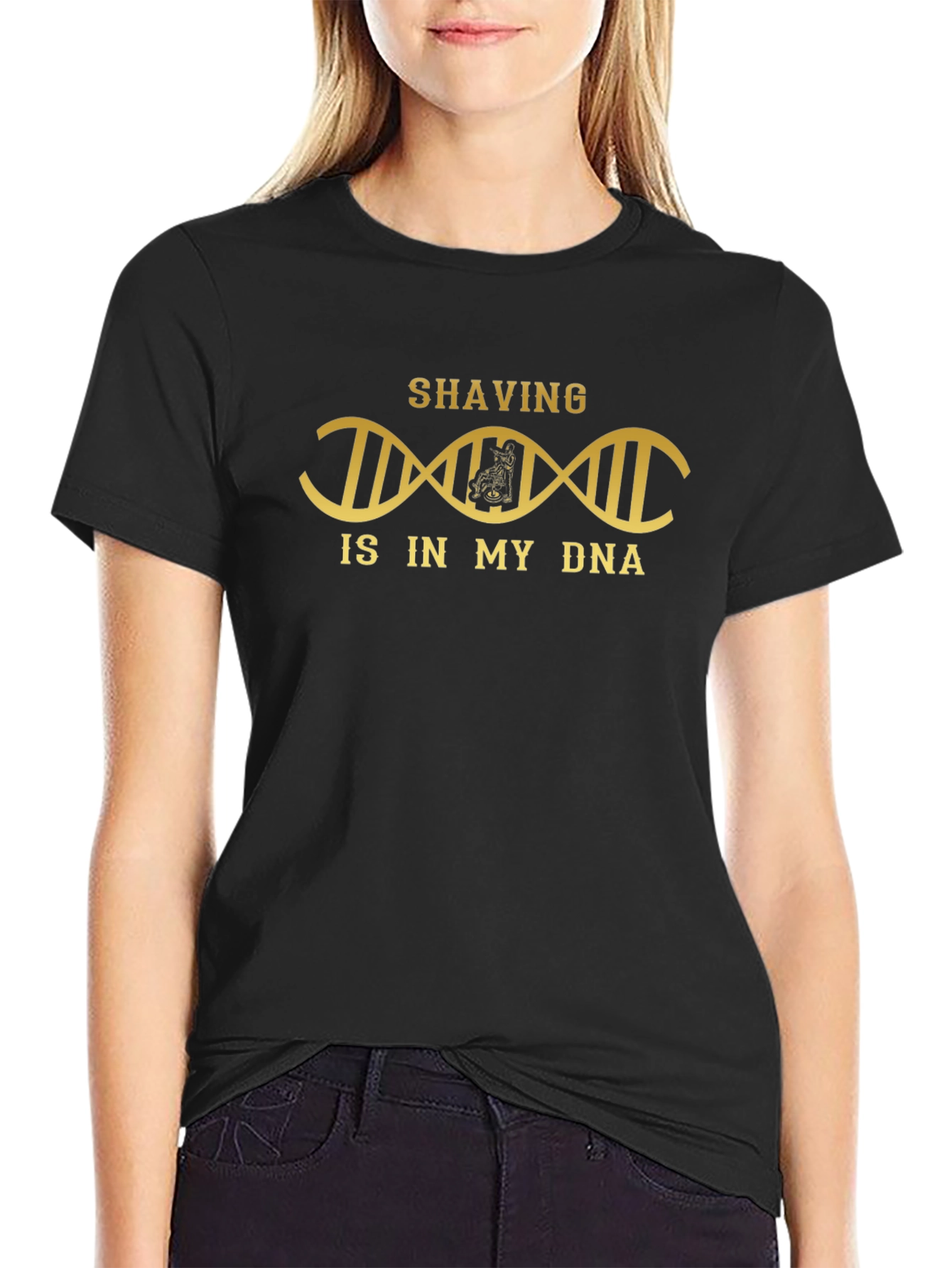 Shaving Is In My DNA Graphic T-Shirt
