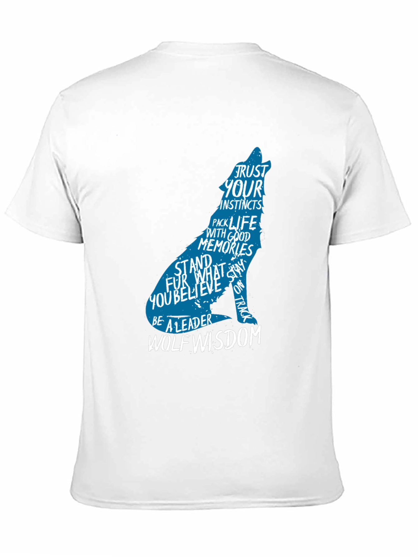 Wolf Wisdom Graphic Tee - Trust Your Instincts