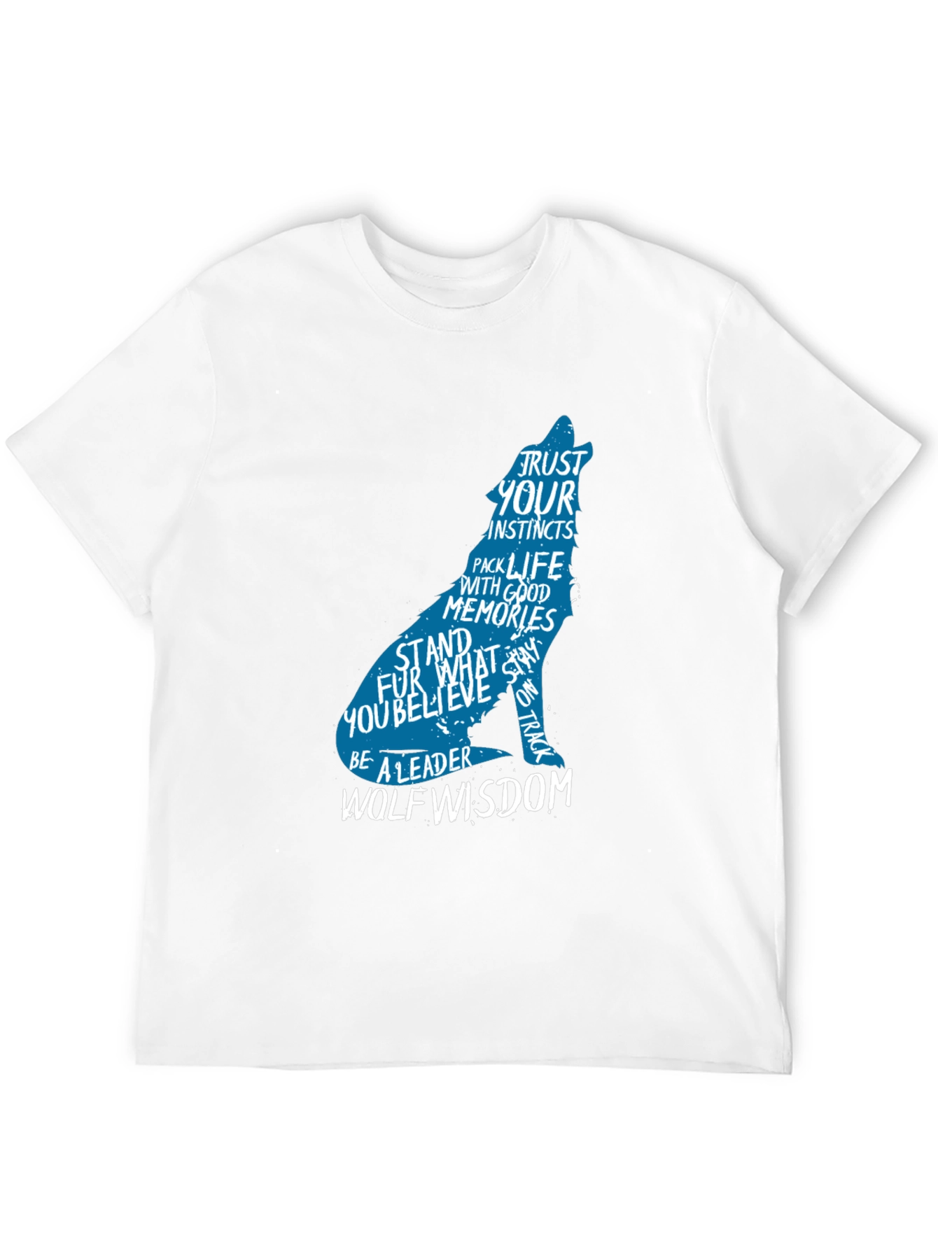 Wolf Wisdom Graphic Tee - Trust Your Instincts