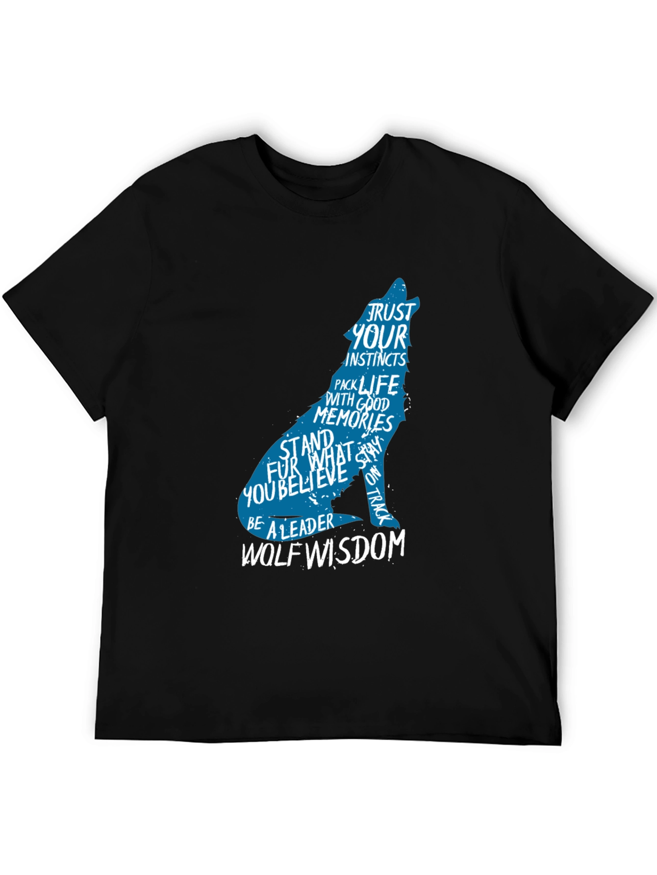 Wolf Wisdom Graphic Tee - Trust Your Instincts