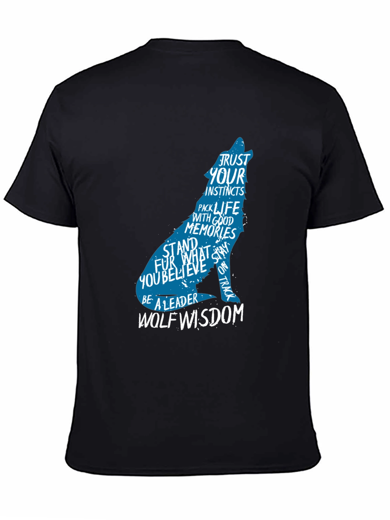 Wolf Wisdom Graphic Tee - Trust Your Instincts