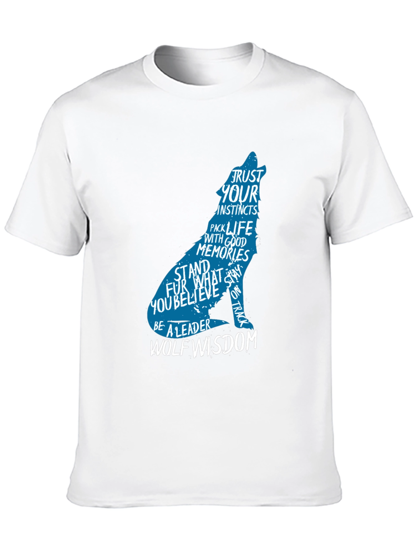 Wolf Wisdom Graphic Tee - Trust Your Instincts