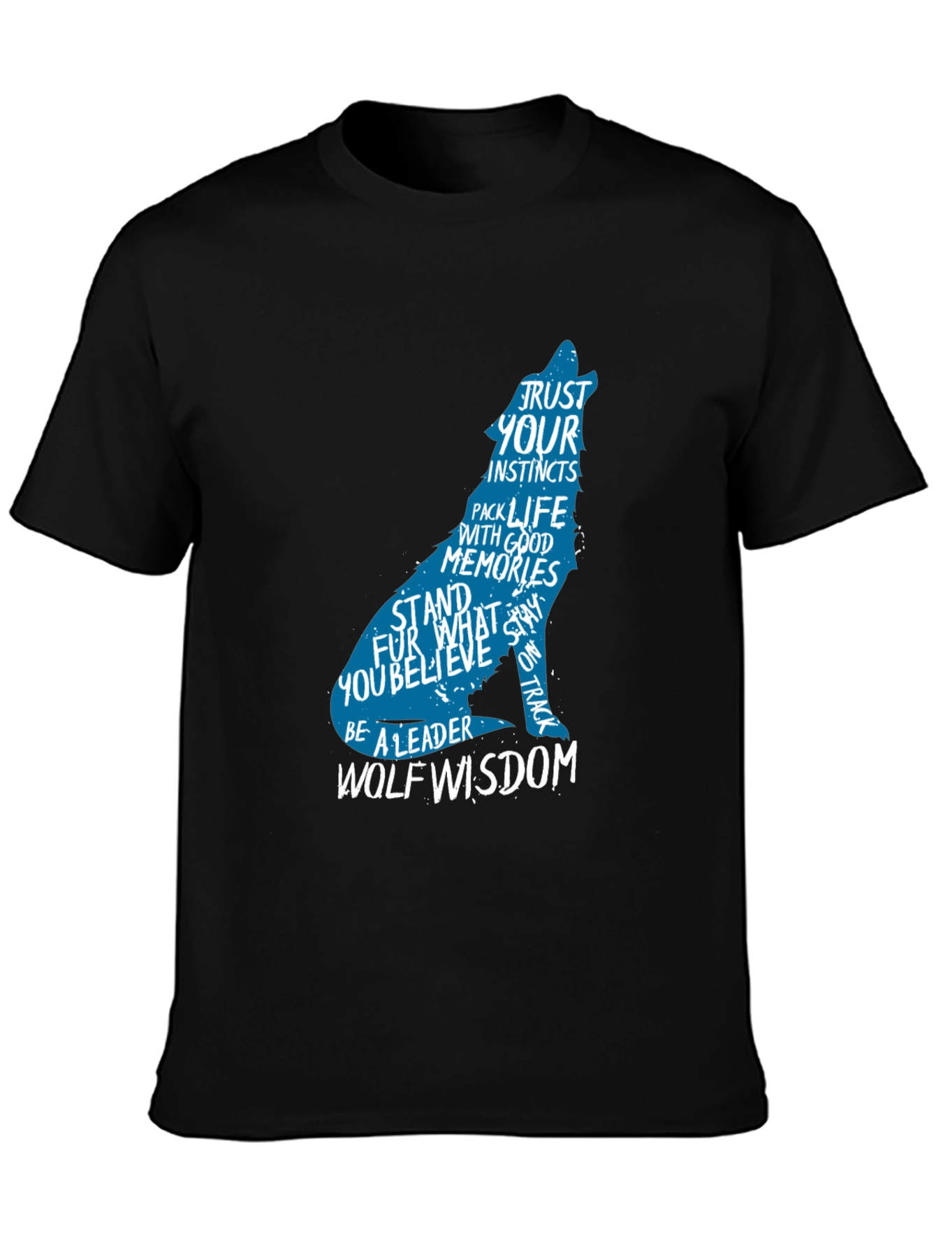 Wolf Wisdom Graphic Tee - Trust Your Instincts