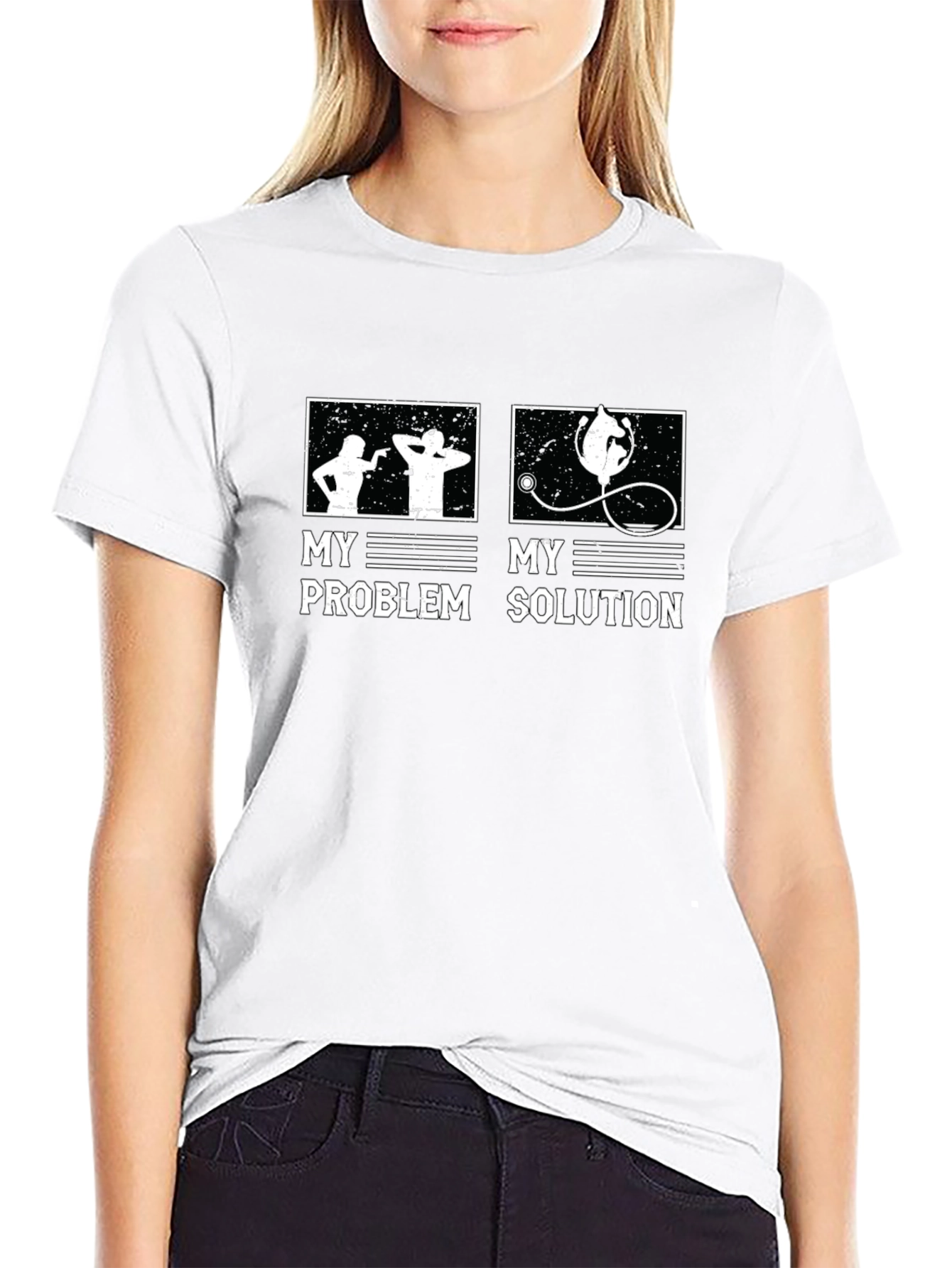Funny Doctor T-Shirt - My Problem My Solution