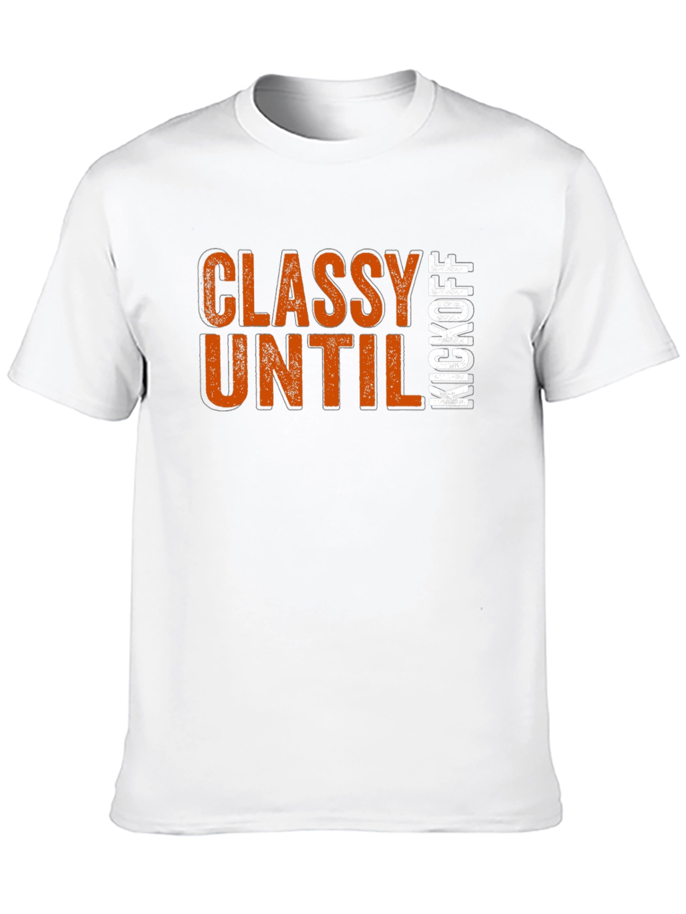 Classy Until Kickoff T-Shirt - Game Day Apparel